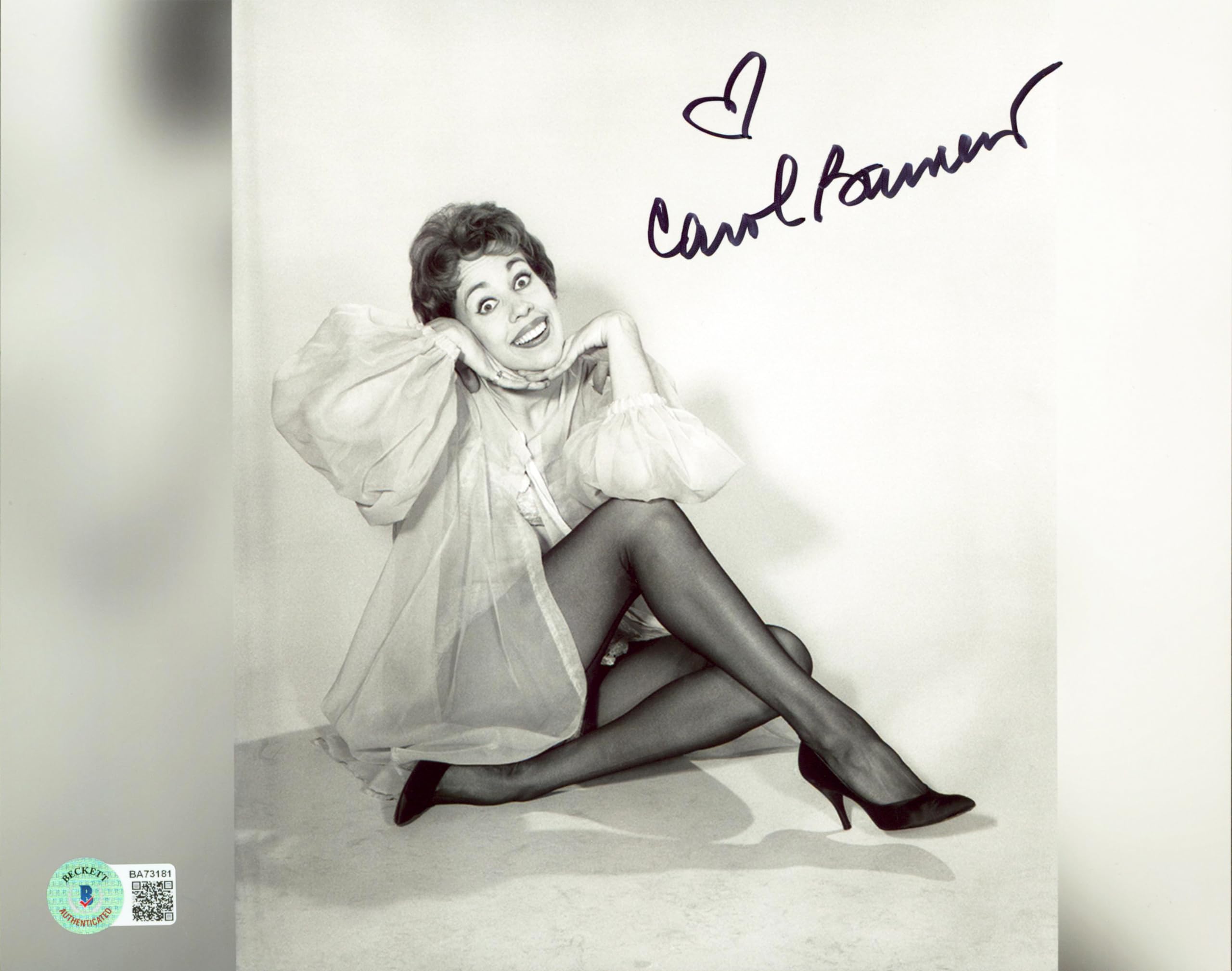 Carol Burnett Authentic Signed 8x10 Photo Autographed BAS #BA73181