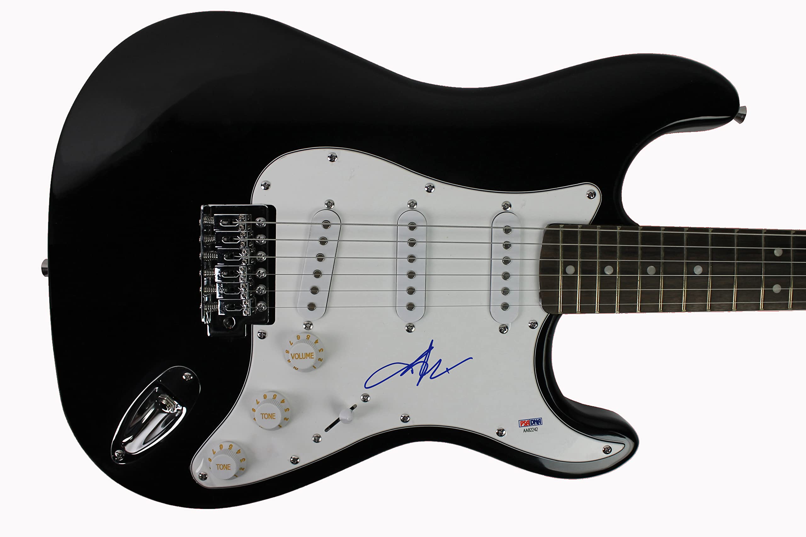 Toby Keith Authentic Signed Black Electric Guitar Autographed PSA/DNA #AA82242