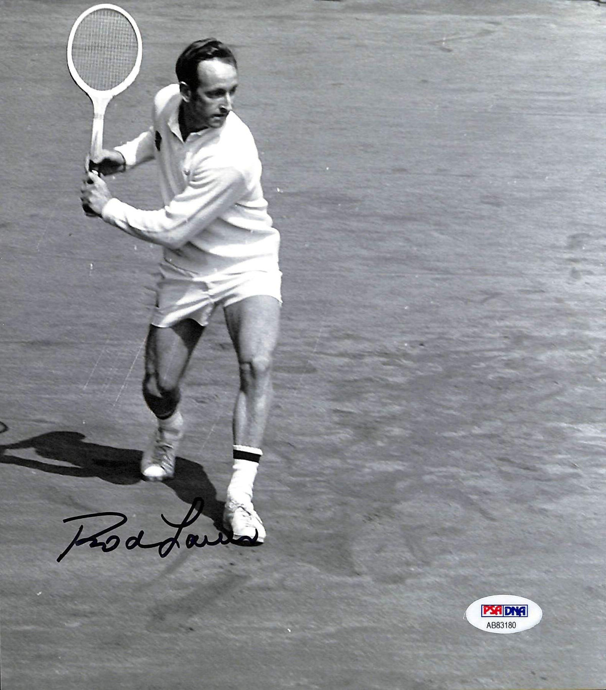Rod Laver Tennis Authentic Signed 8x10 Photo Autographed PSA/DNA 6