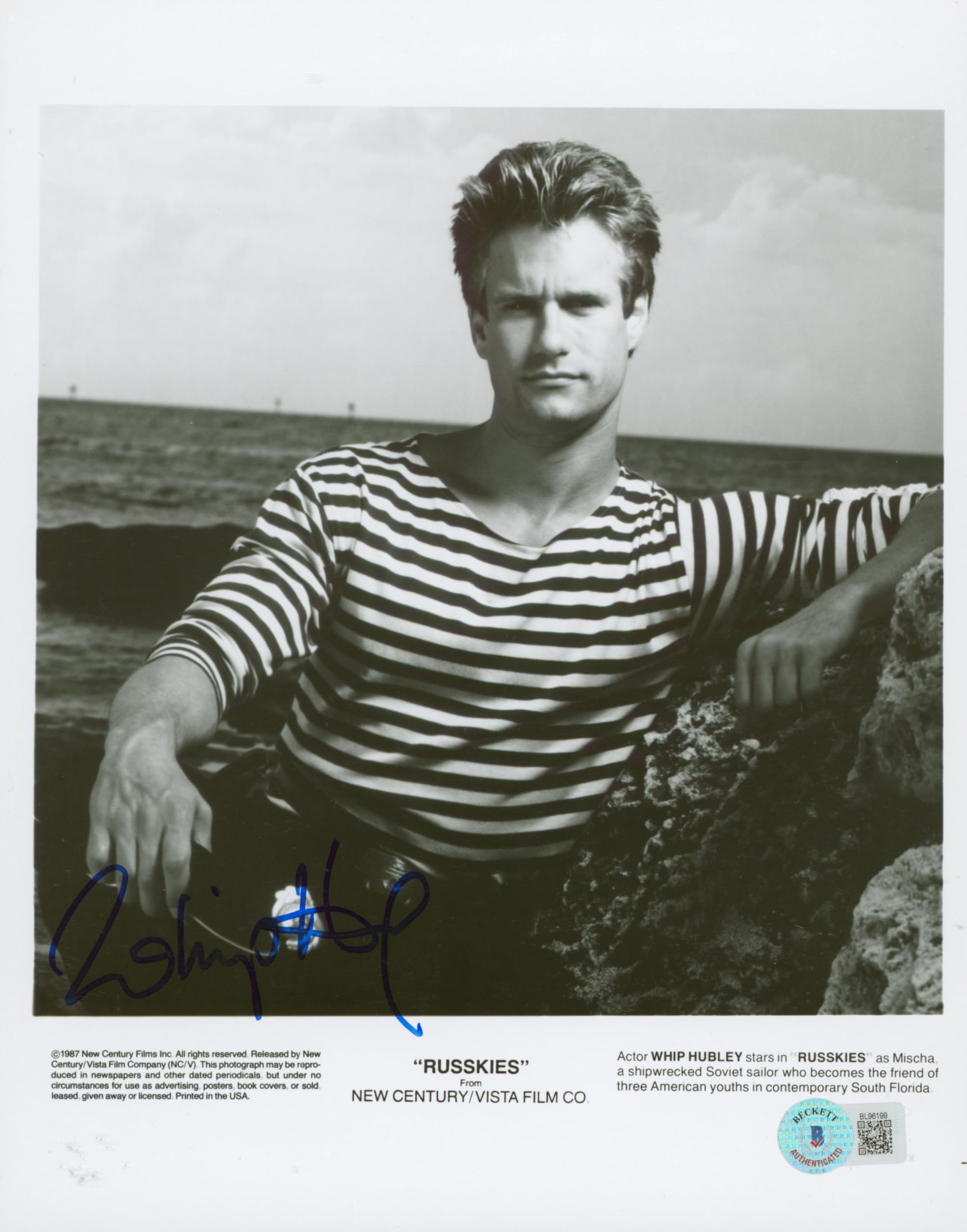 Whip Hubley Russkies Authentic Signed 8x10 Photo BAS #BL96199