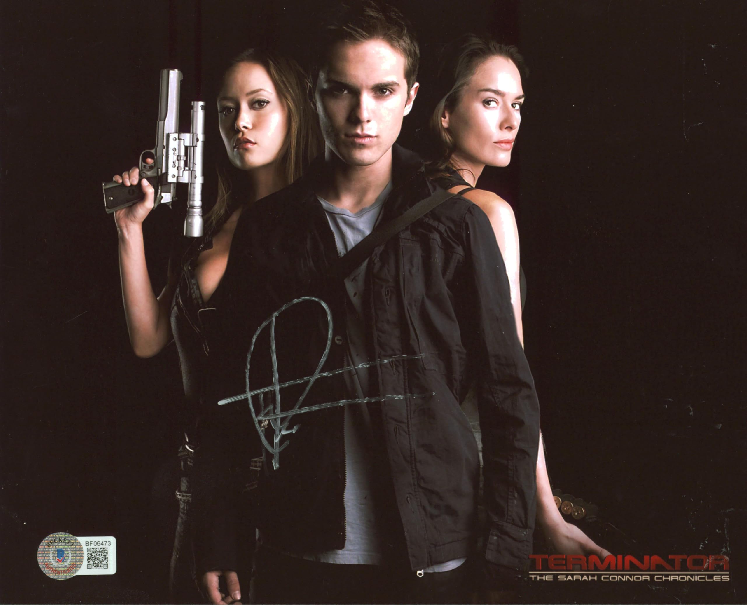 Thomas Dekker Terminator: The Sarah Connor Chronicles Signed 8x10 Photo BAS 2
