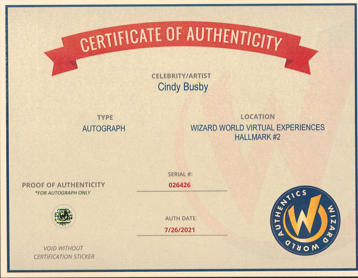 Cindy Busby Heartland Authentic Signed 8x10 Photo Autographed Wizard World