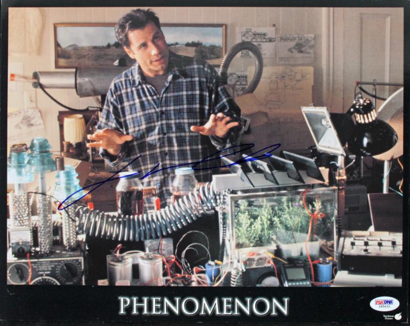 John Travolta Phenomenon Signed Authentic 11X14 Photo Lobby Card PSA/DNA #I85631