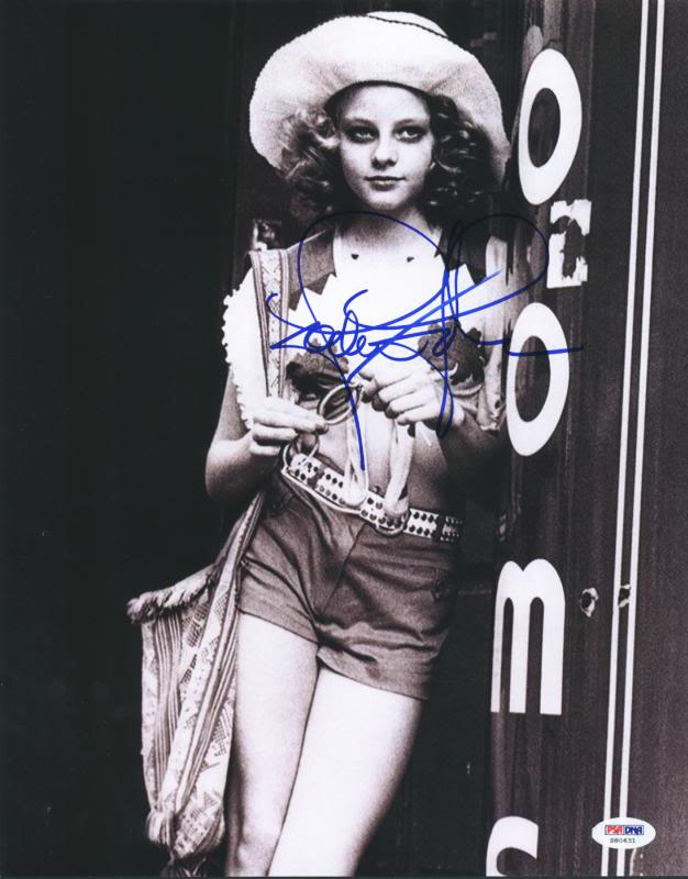 Jodie Foster Taxi Driver Signed Authentic 11X14 Photo PSA/DNA #S80631