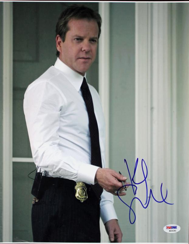 Kiefer Sutherland 24 Jack Bauer Signed Authentic 11X14 Photo PSA/DNA #K63181