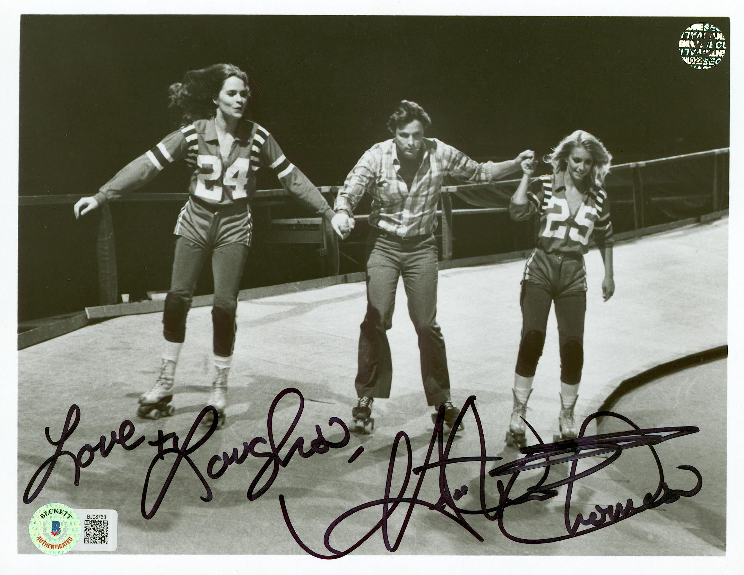 Heather Thomas The Fall Guy "Love & Laughs" Signed 9x7 Photo BAS #BJ08763