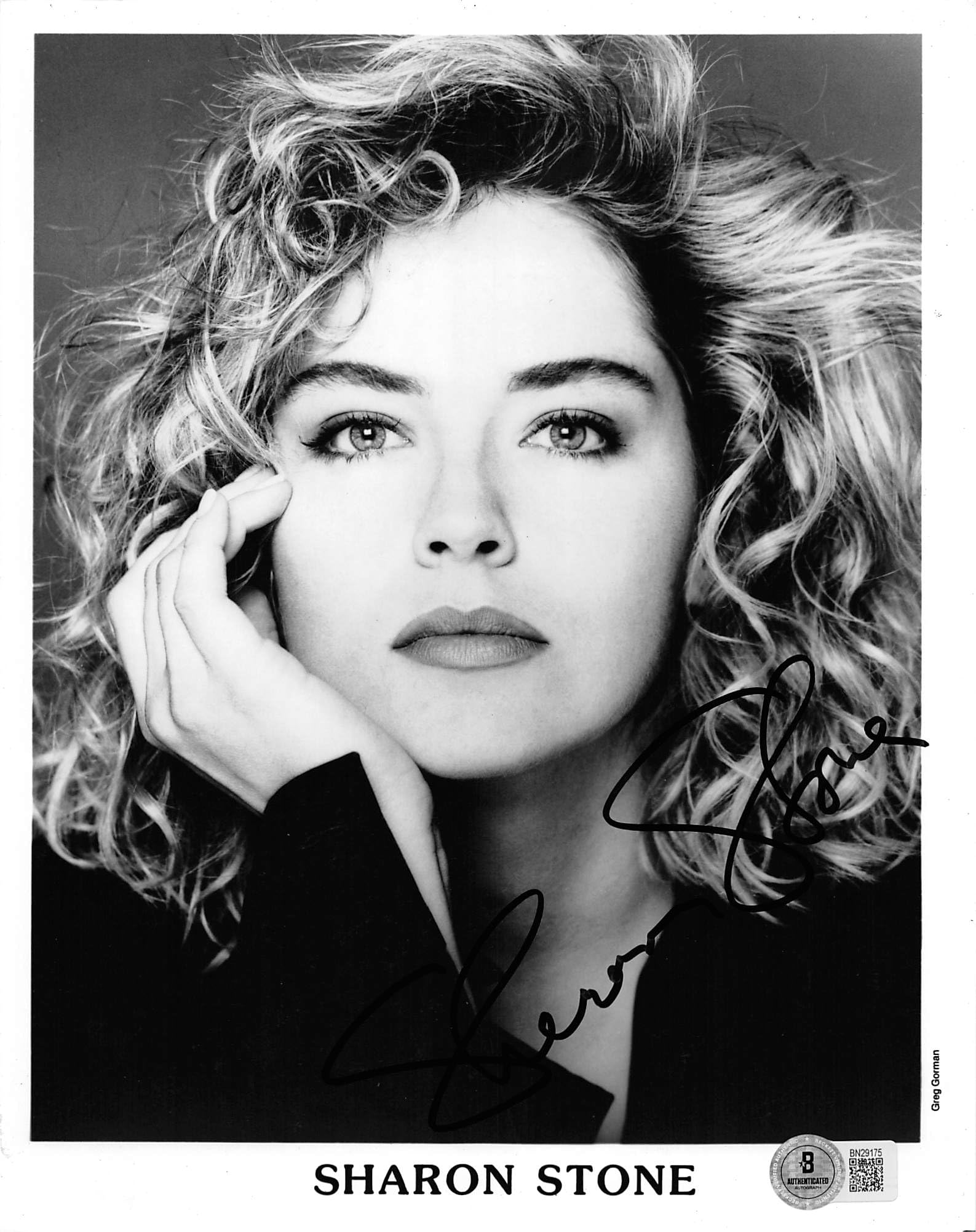 Sharon Stone Total Recall Authentic Signed 8x10 Photo BAS #BN29175