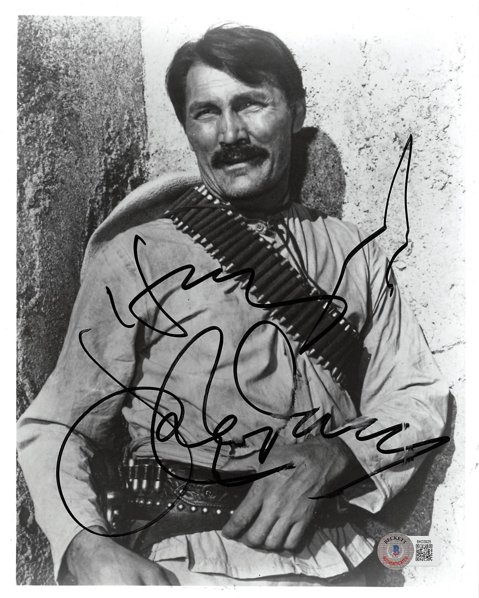 Jack Palance The Professionals Authentic Signed 8x10 Photo BAS #BK03925