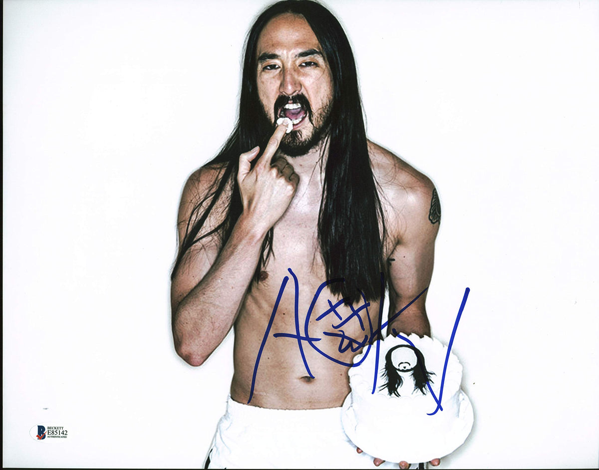 Steve Aoki DJ & Producer Authentic Signed 11x14 Photo Autographed BAS #E85142