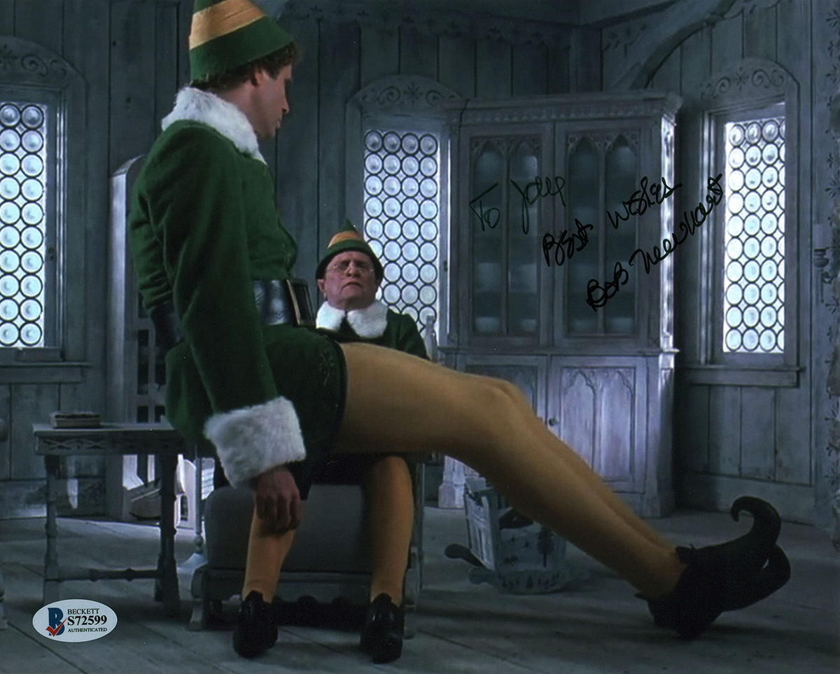 Bob Newhart Elf "To Jeff" Authentic Signed 8x10 Photo Autographed BAS #S72599