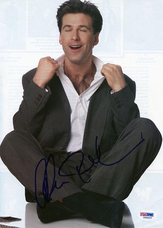 Alec Baldwin Authentic Signed 8X11 Magazine Page Photo PSA/DNA #I84637