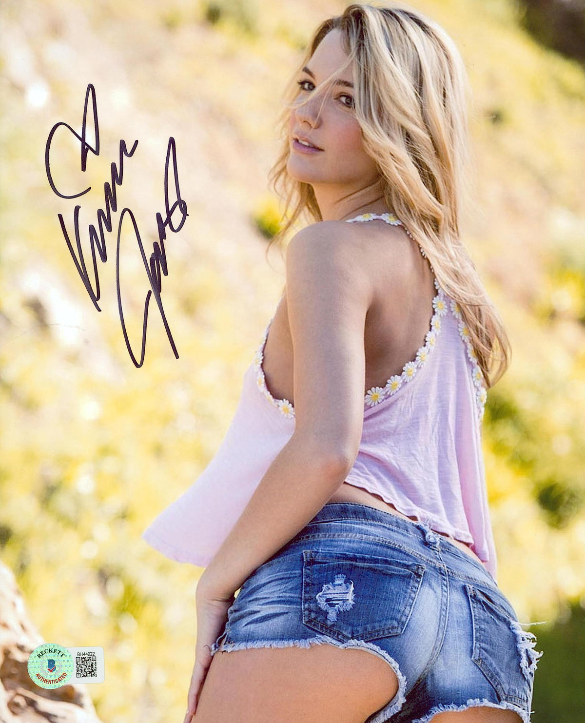 Kenna James Adult Film Star Authentic Signed 8x10 Sexy Photo BAS #BH44922