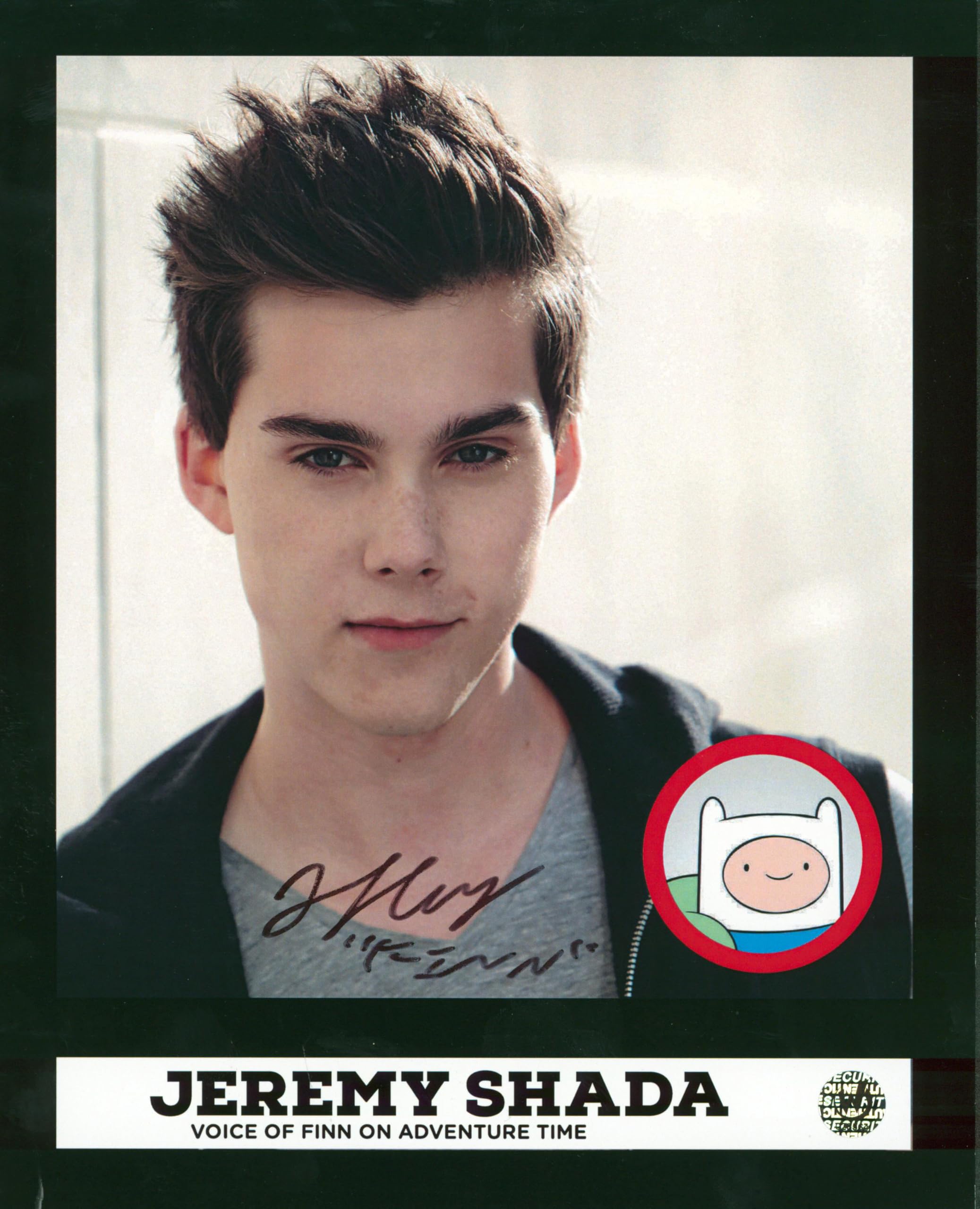 Jeremy Shada Adventure Time "Finn" Authentic Signed 8x10 Photo Wizard World 3