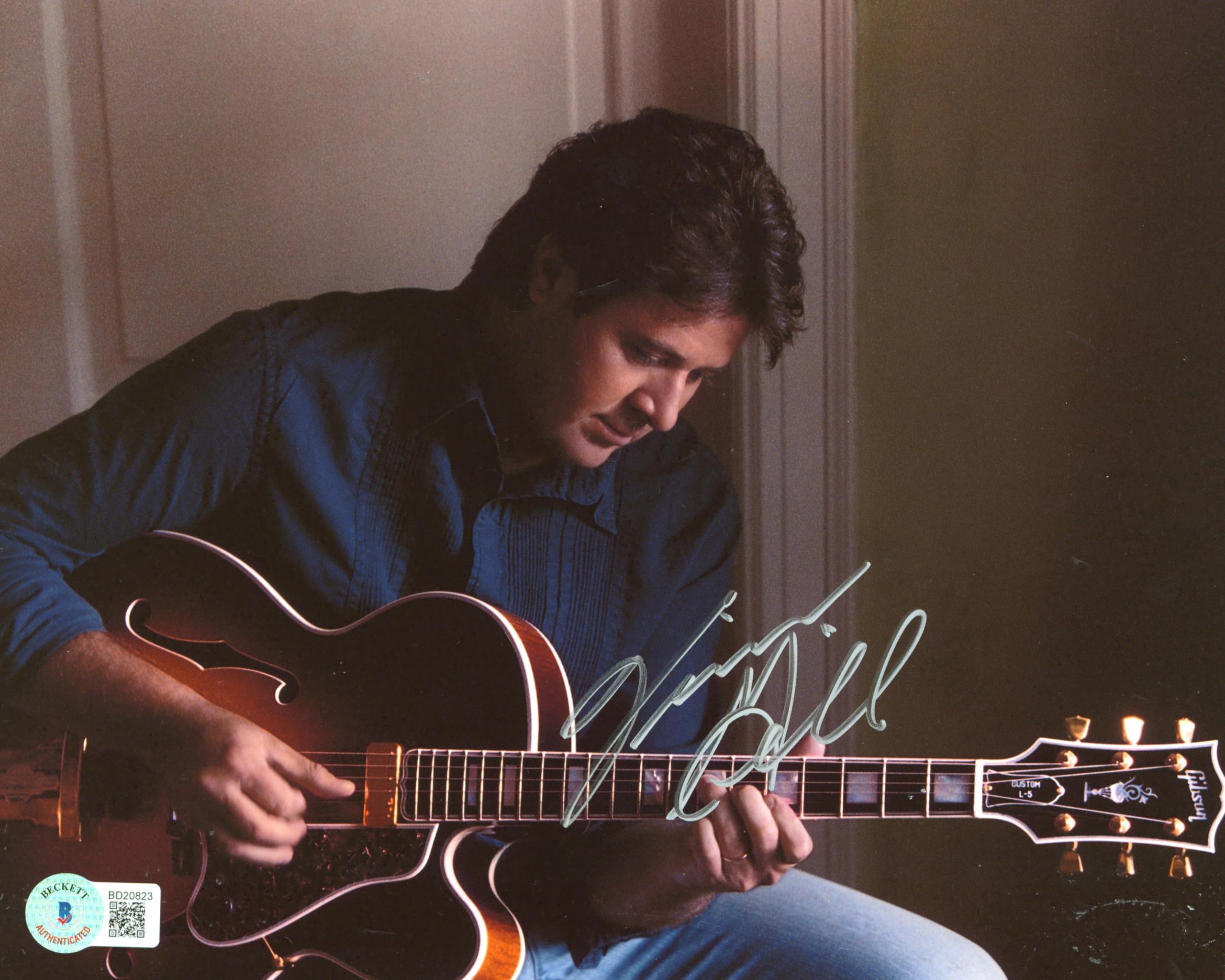 Vince Gill Country Musician Authentic Signed 8x10 Photo Autographed BAS #BD20823