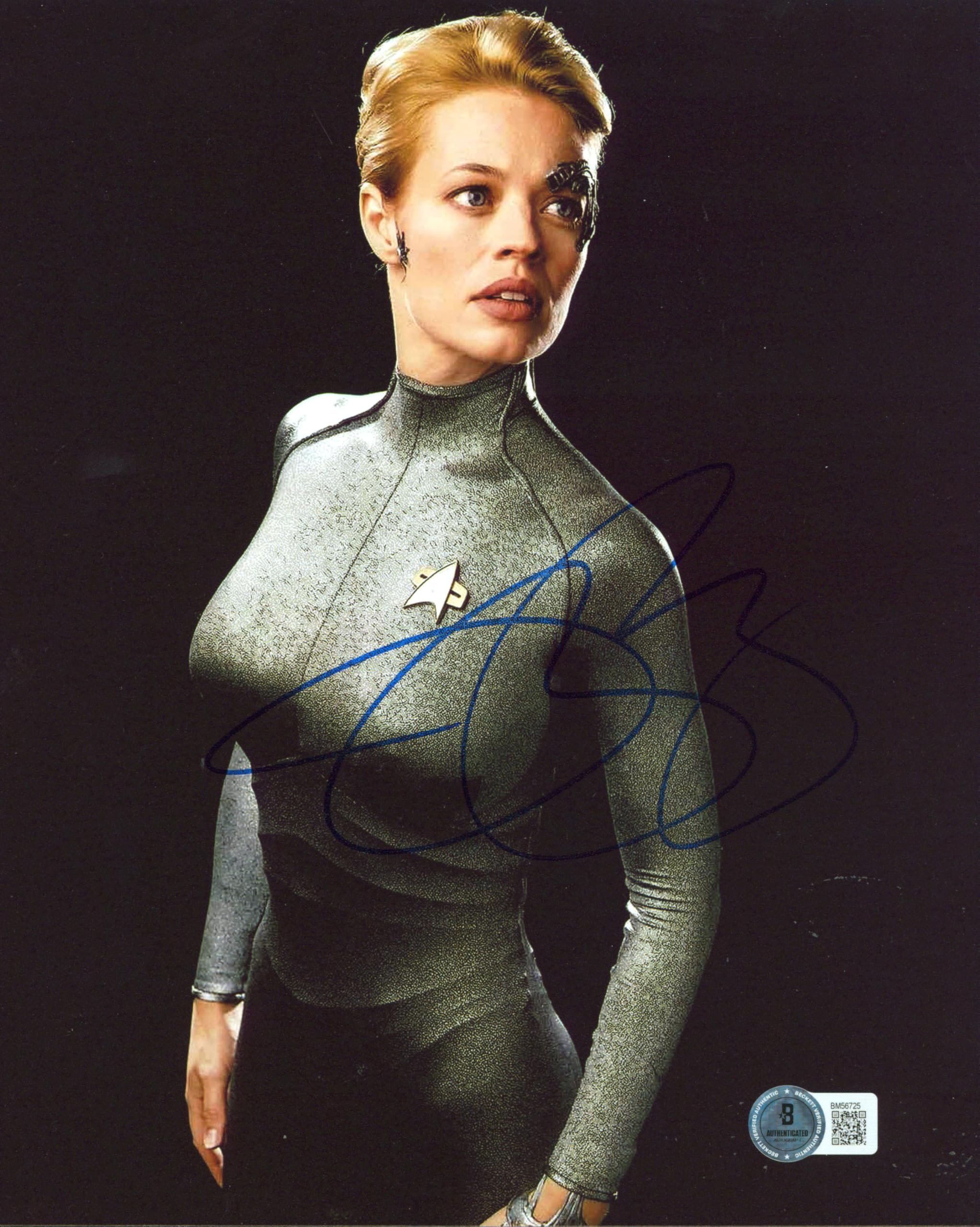 Jeri Ryan Star Trek Voyager Authentic Signed 8x10 Vertical Photo Autographed BAS