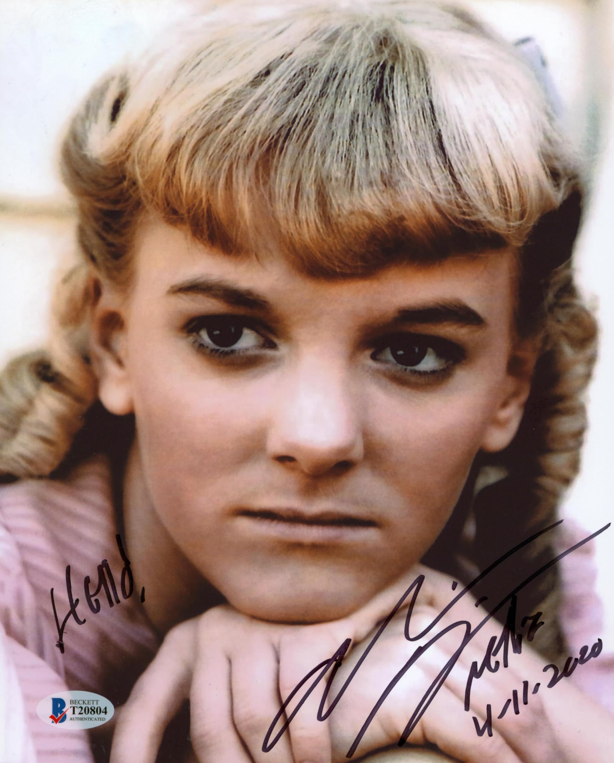 Alison Arngrim Little House on the Prairie "Hello!" Signed 8x10 Photo BAS 1