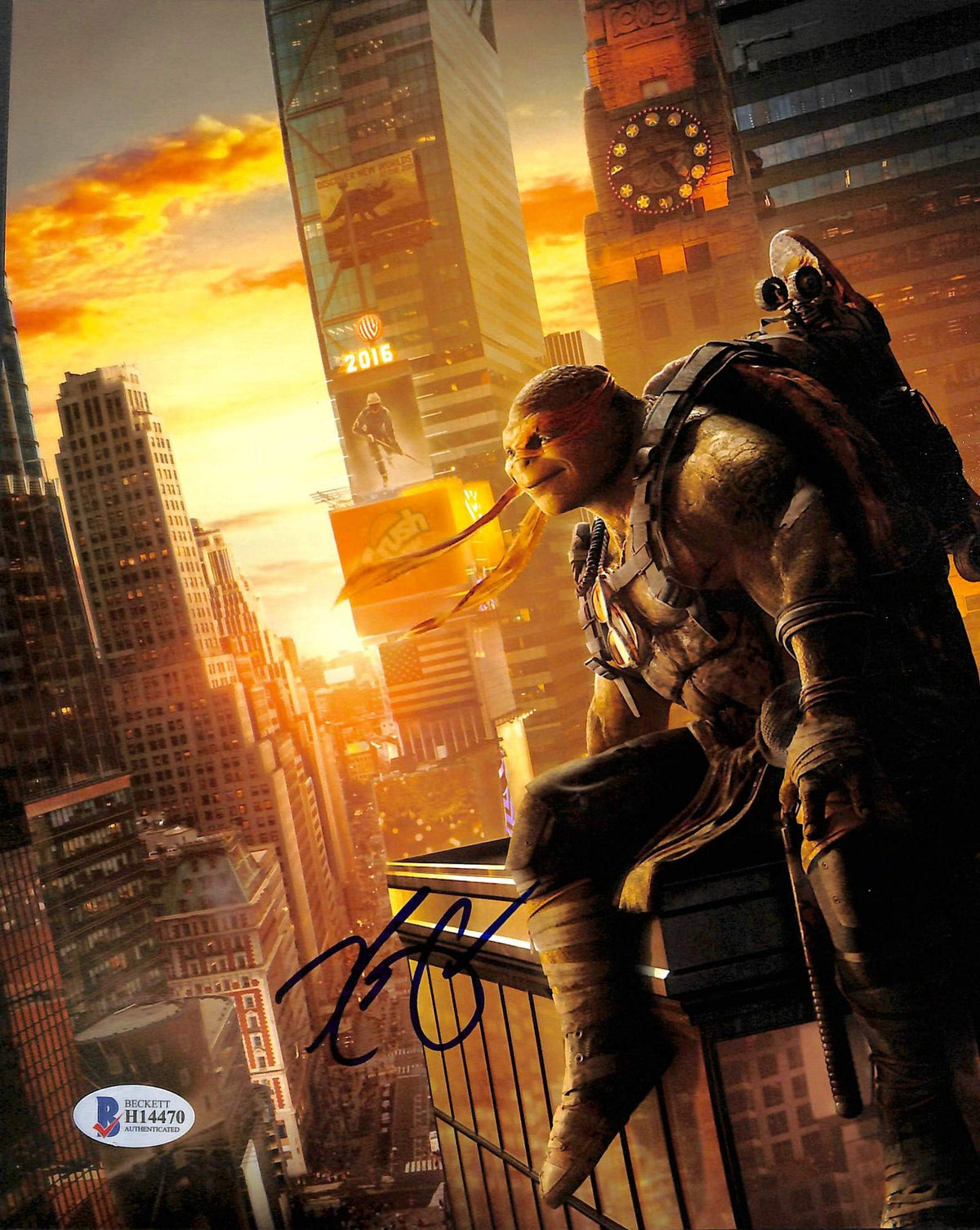 Noel Fisher Teenage Mutant Ninja Turtles Authentic Signed 8x10 Photo BAS #H14470
