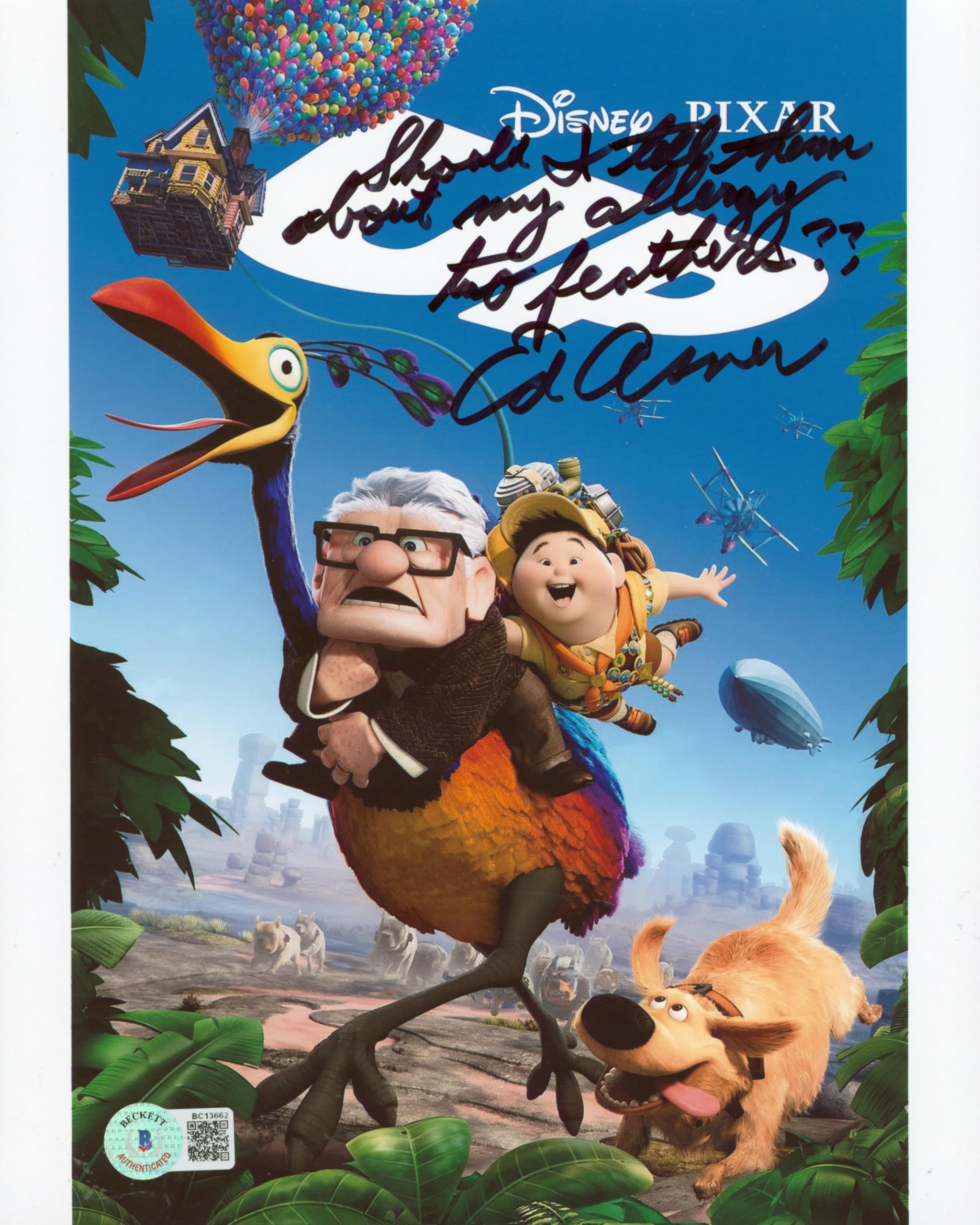 Ed Asner Up "Should I Tell Them" Authentic Signed 8x10 Photo BAS #BC13662