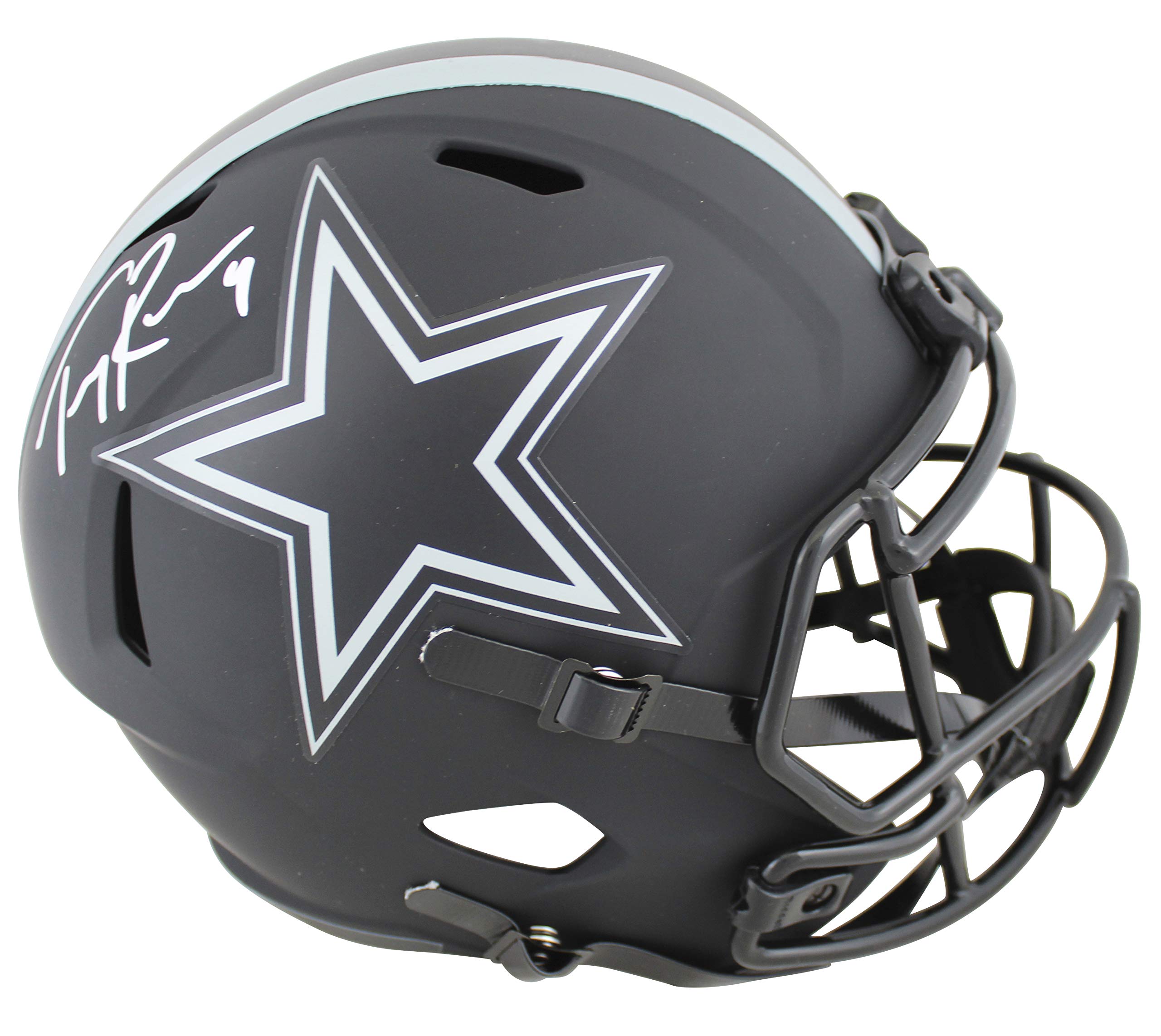 Cowboys Tony Romo Signed Eclipse Full Size Speed Rep Helmet BAS Witnessed
