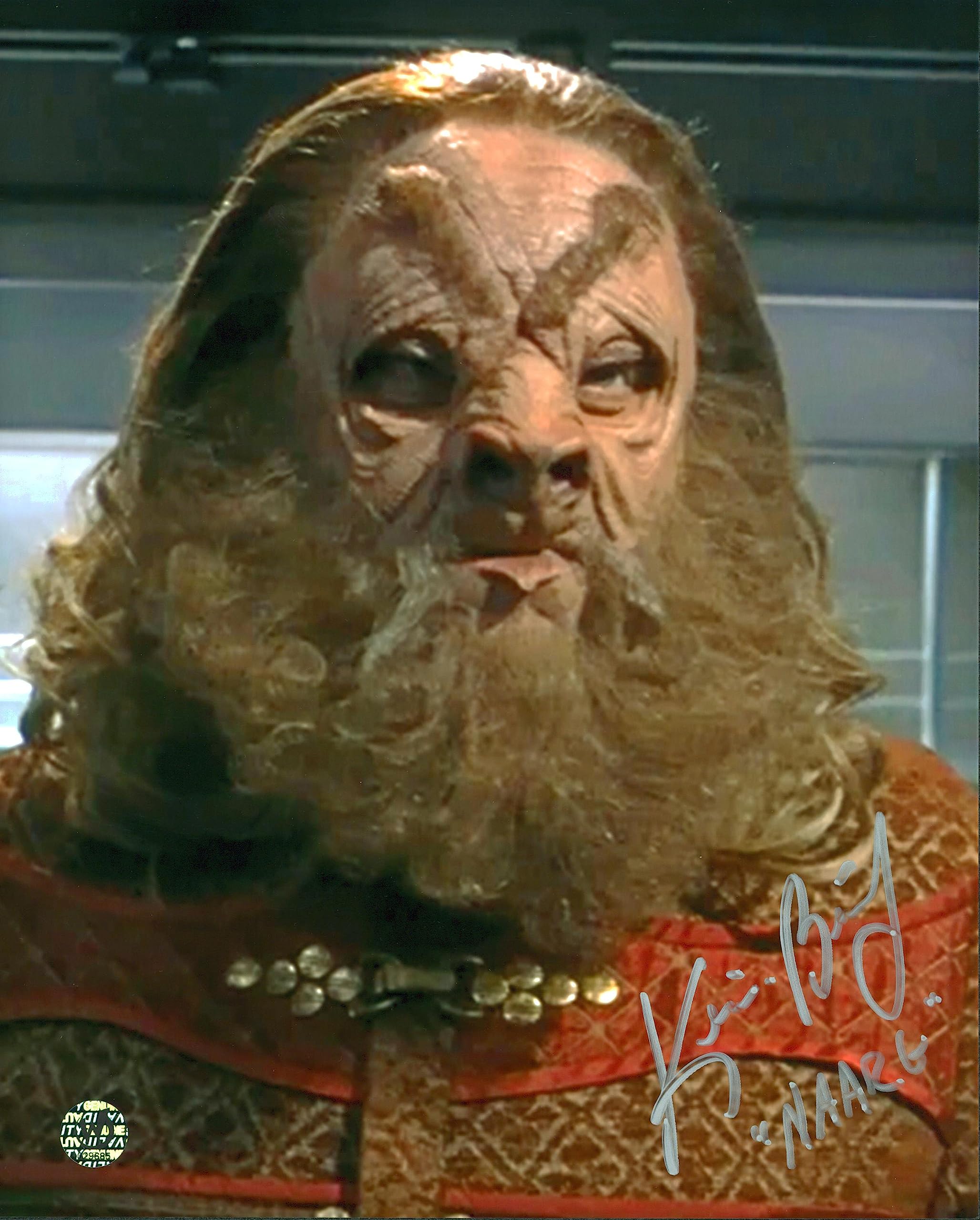 Kevin Brief Star Trek Enterprise "Naarg" Signed 8x10 Photo Wizard World #029685