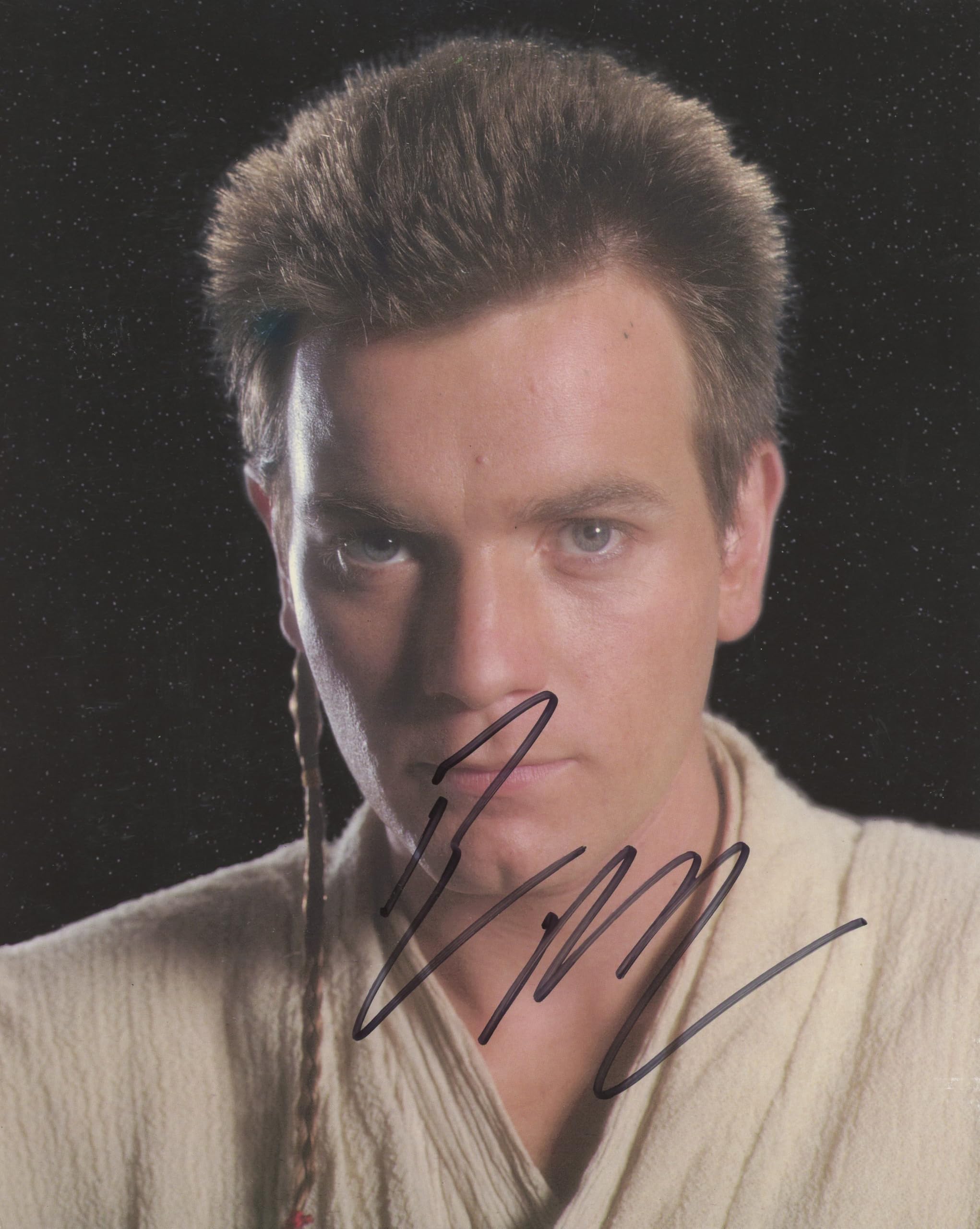 Ewan McGregor Star Wars Episode I The Phantom Menace Signed 8x10 Photo BAS