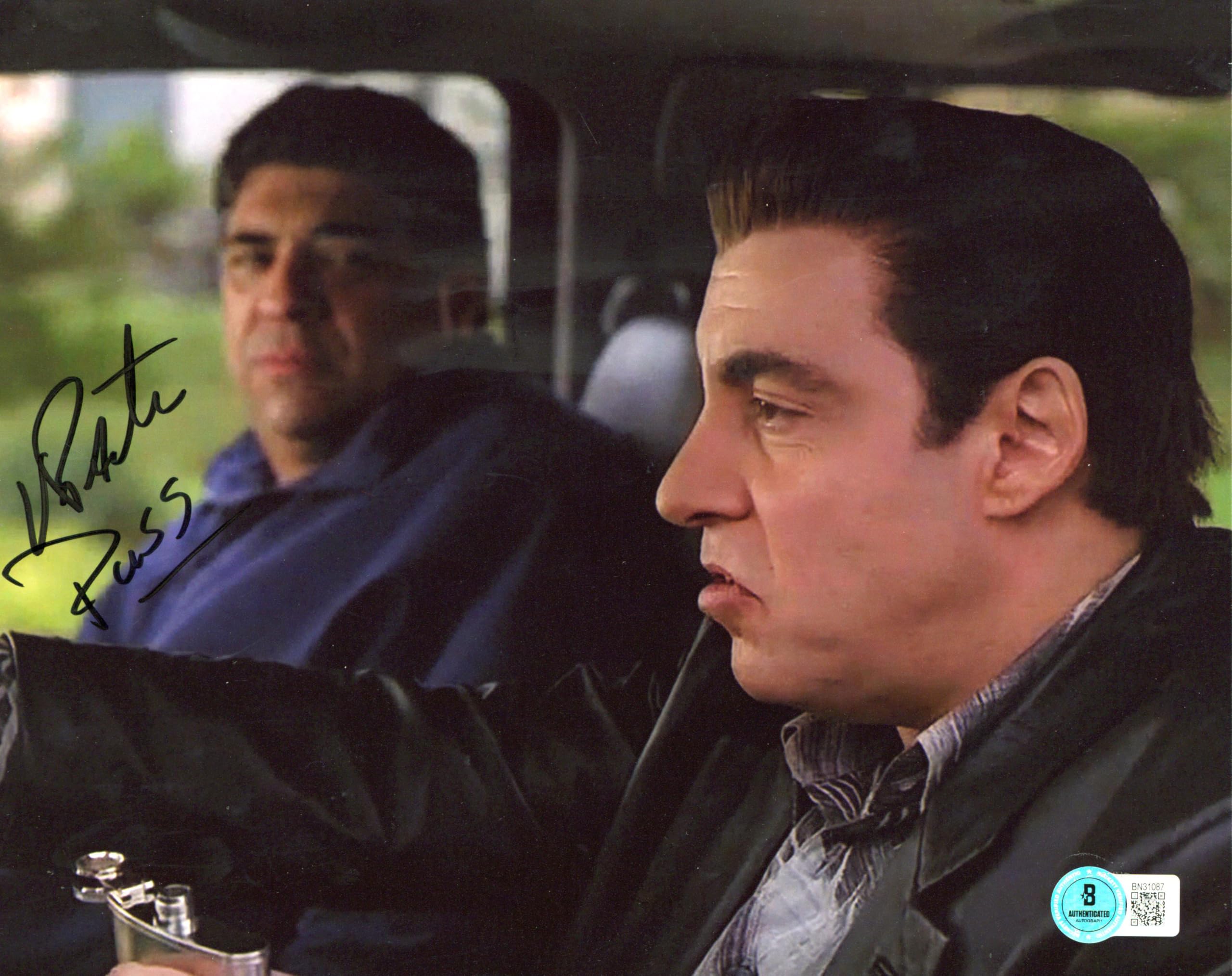 Vincent Pastore The Sopranos Authentic Signed 8x10 Horizontal Photo BAS 4