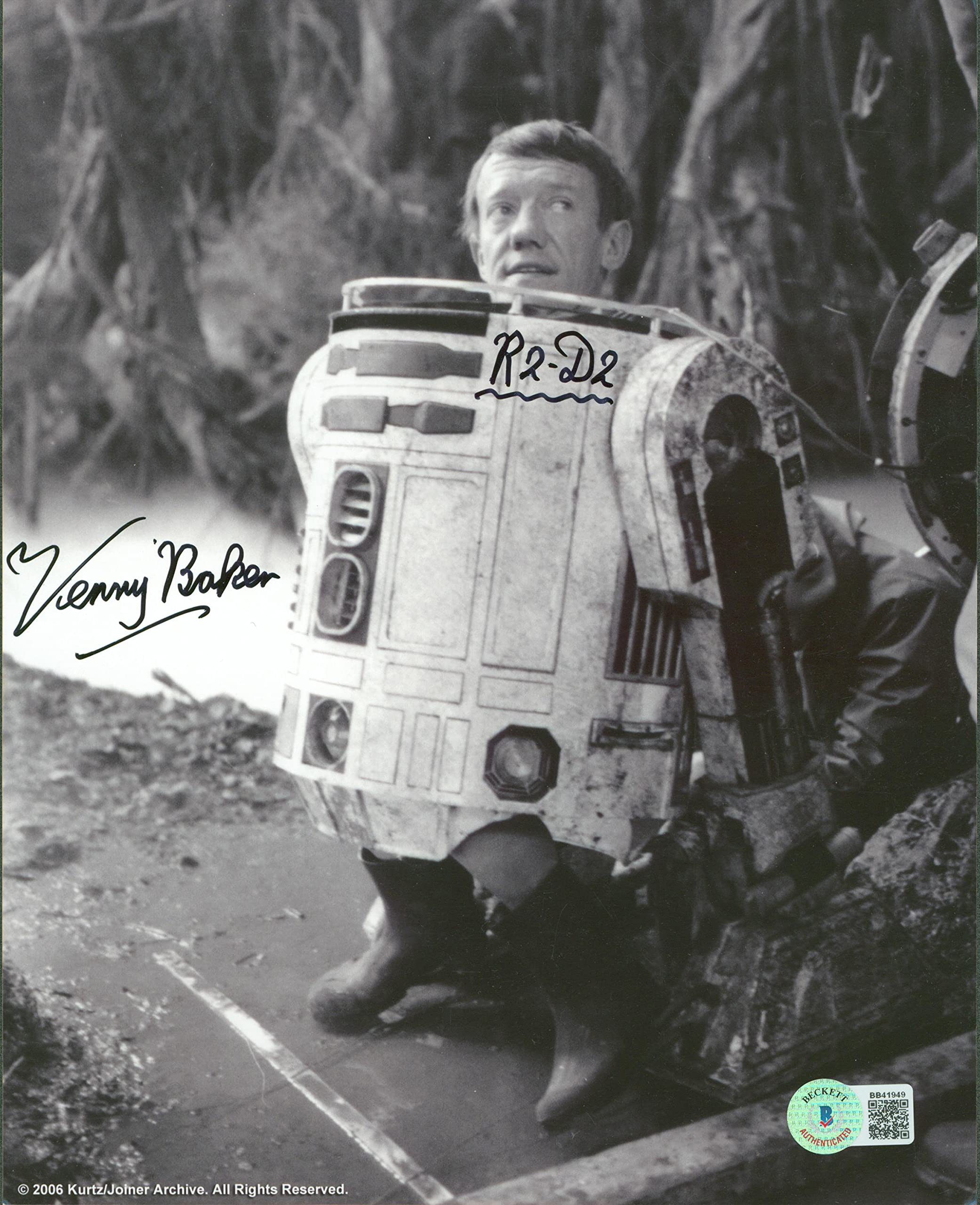 Kenny Baker Star Wars R2-D2 Authentic Signed 8x10 Photo Autographed BAS #BB41949