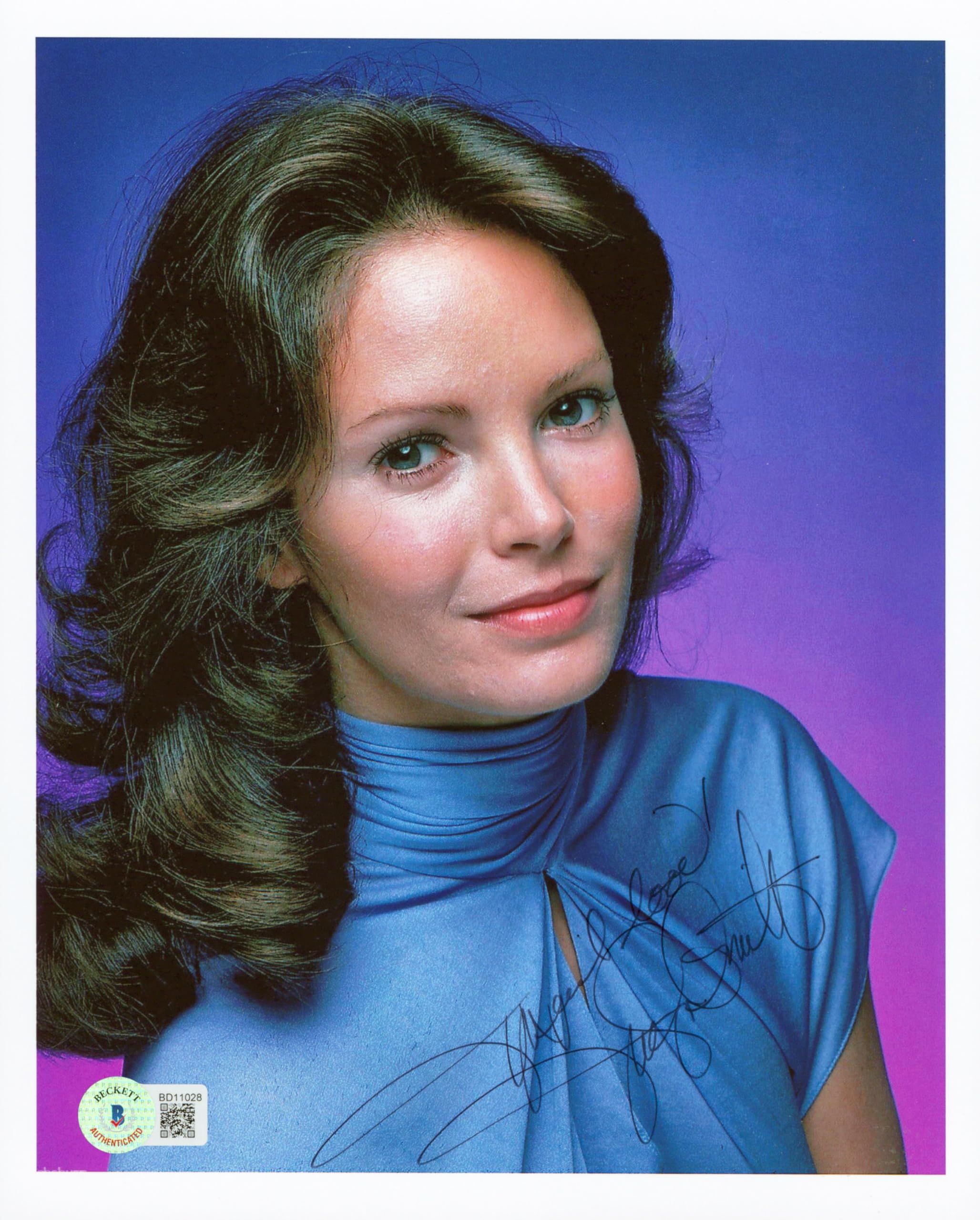 Jaclyn Smith Charlie's Angels "Much Love!" Signed 8x10 Photo BAS #BD11028