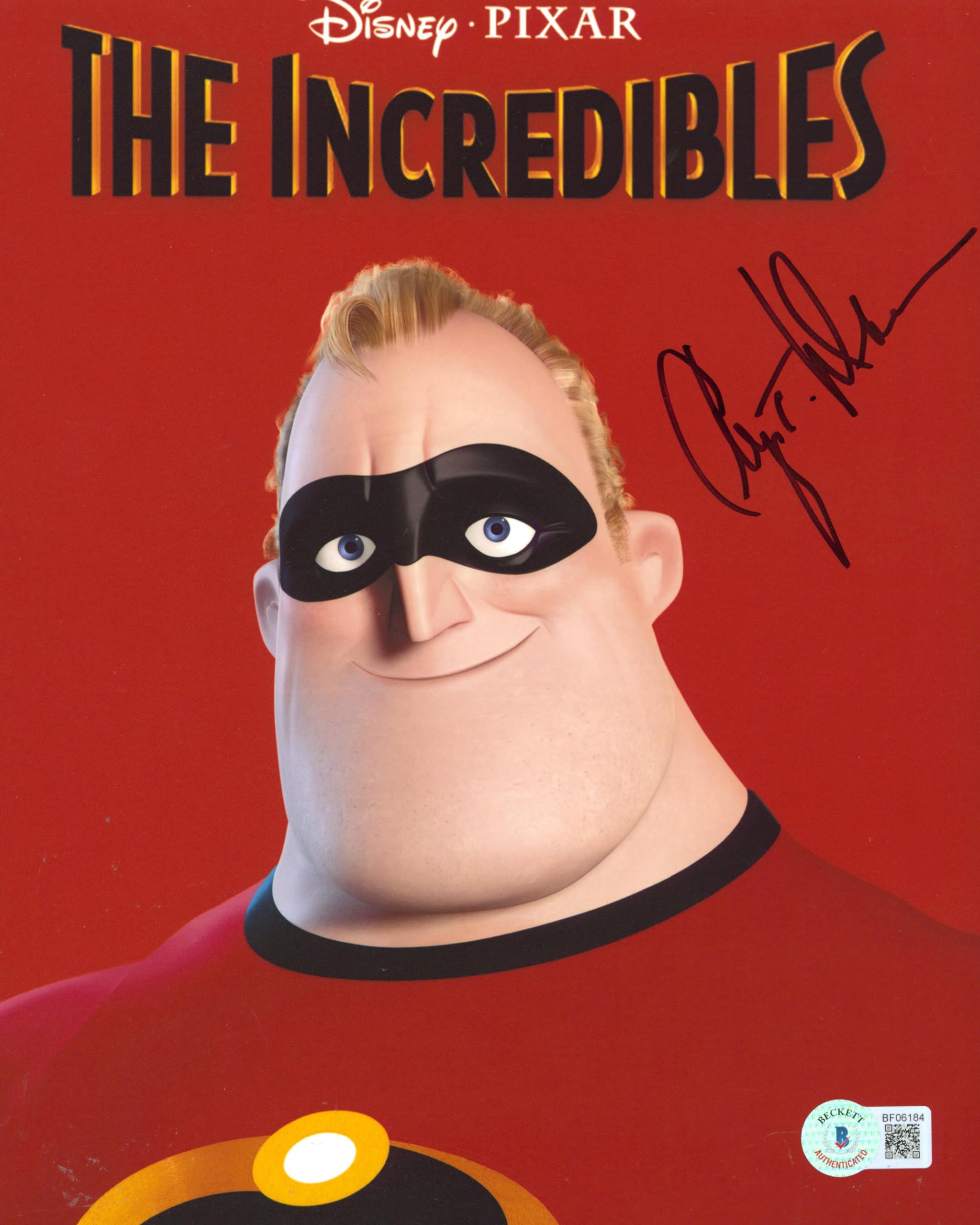 Craig T. Nelson The Incredibles Authentic Signed 8x10 Photo BAS #BF06184