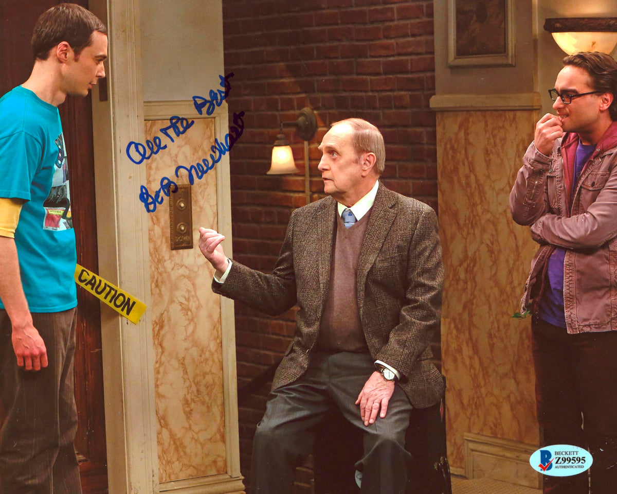 Bob Newhart The Big Bang Theory "All The Best" Signed 8x10 Photo BAS #Z99595