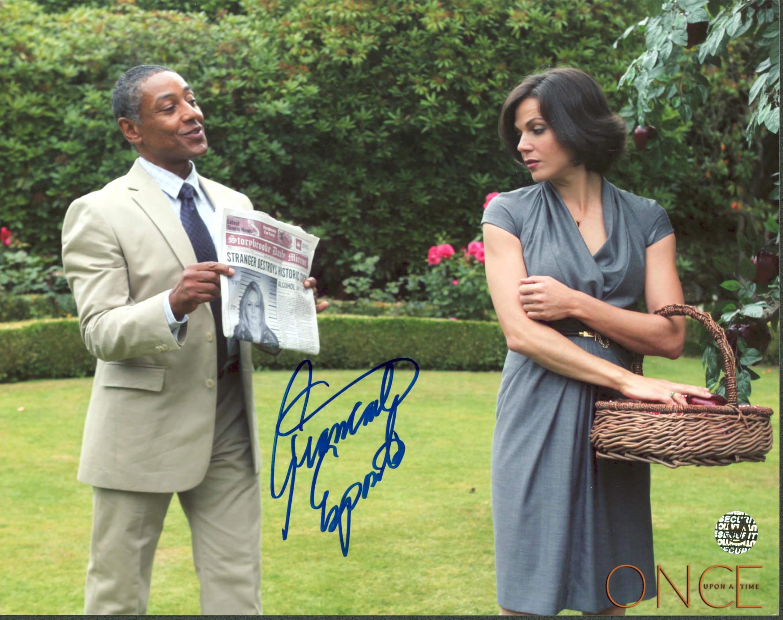Giancarlo Esposito Once Upon a Time Authentic Signed 8x10 Photo Wizard World 2
