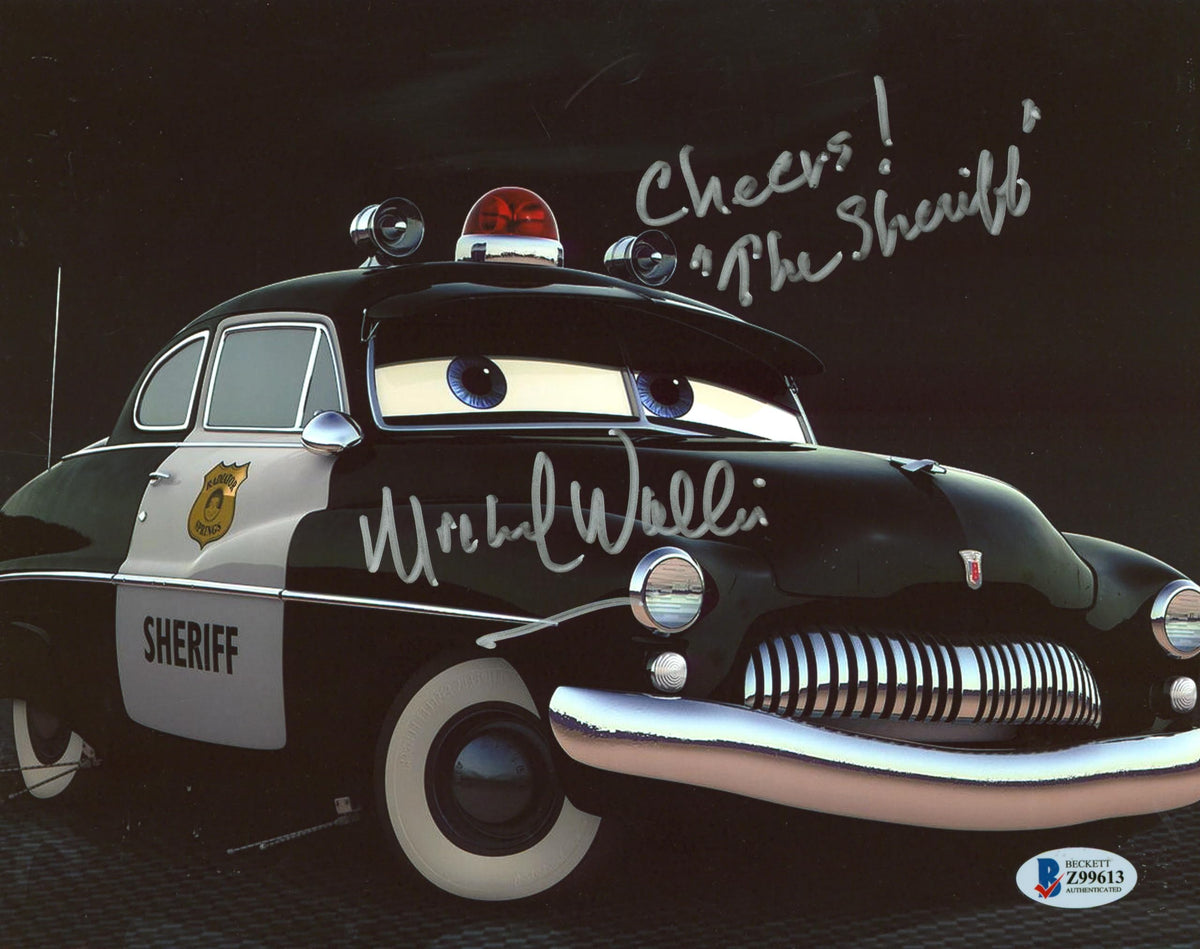 Michael Wallis Cars "Cheers The Sheriff" Authentic Signed 8x10 Photo BAS #Z99613