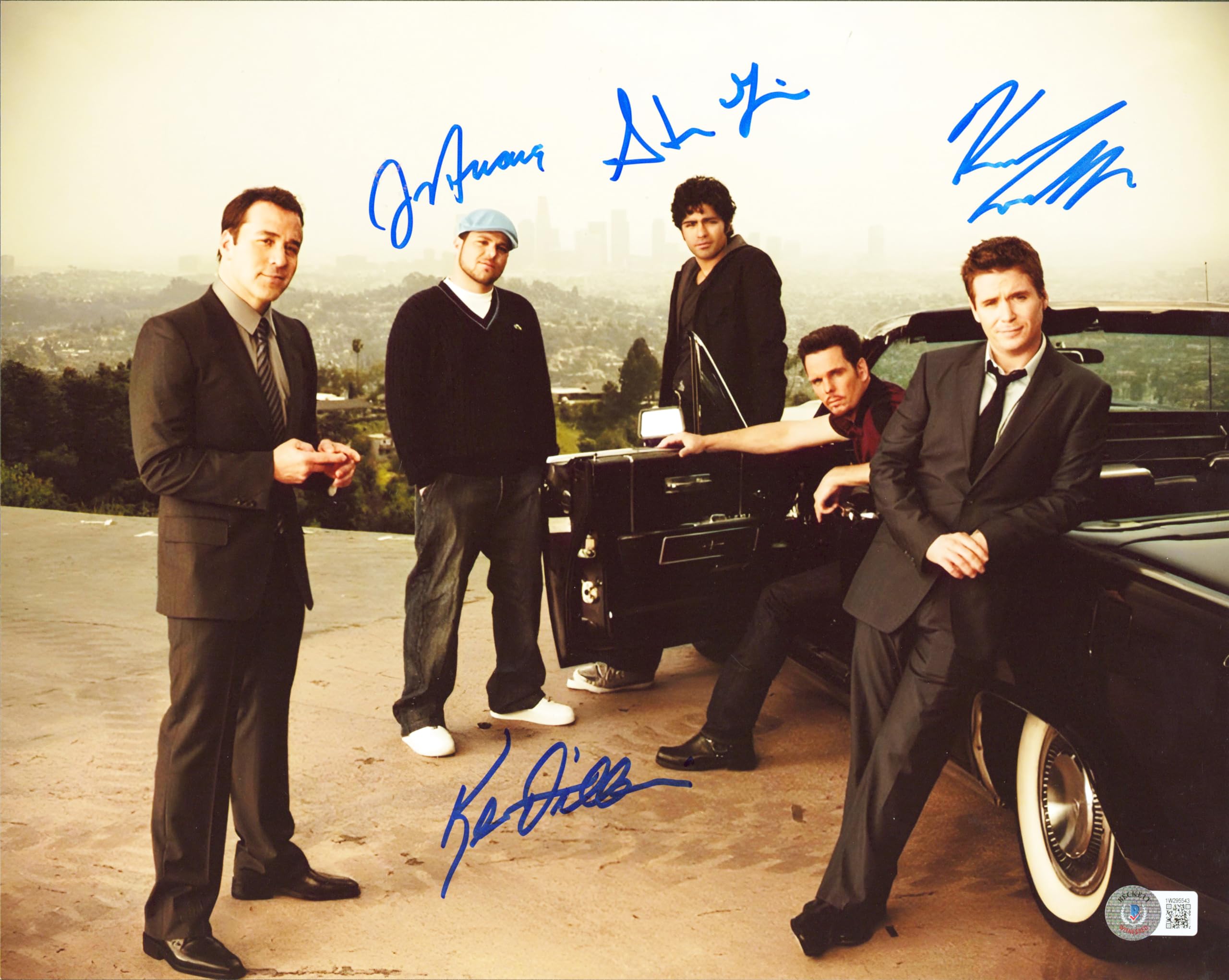 Entourage (4) Grenier, Connolly, Ferrara & Dillon Signed 11x14 Photo BAS Wit 1