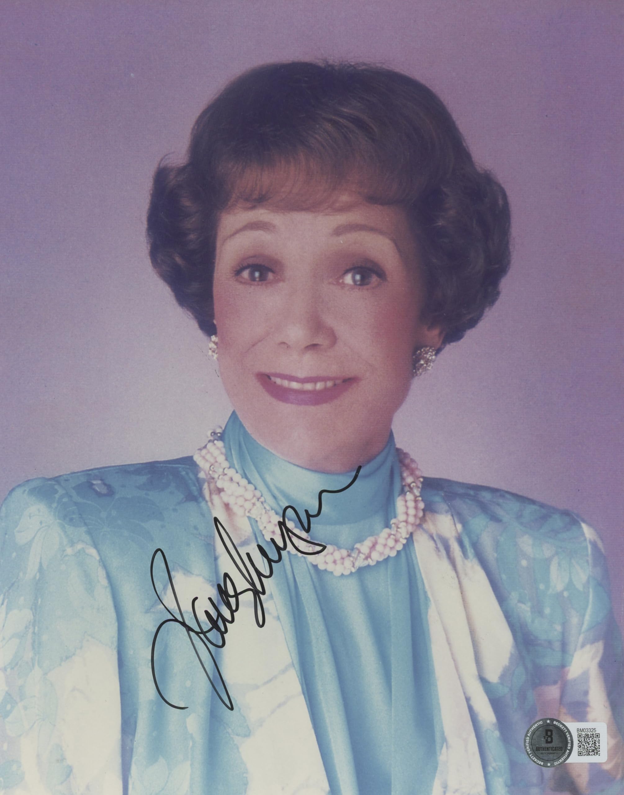 Jane Wyman Falcon Crest Authentic Signed 8x10 Photo Autographed BAS #BM03325