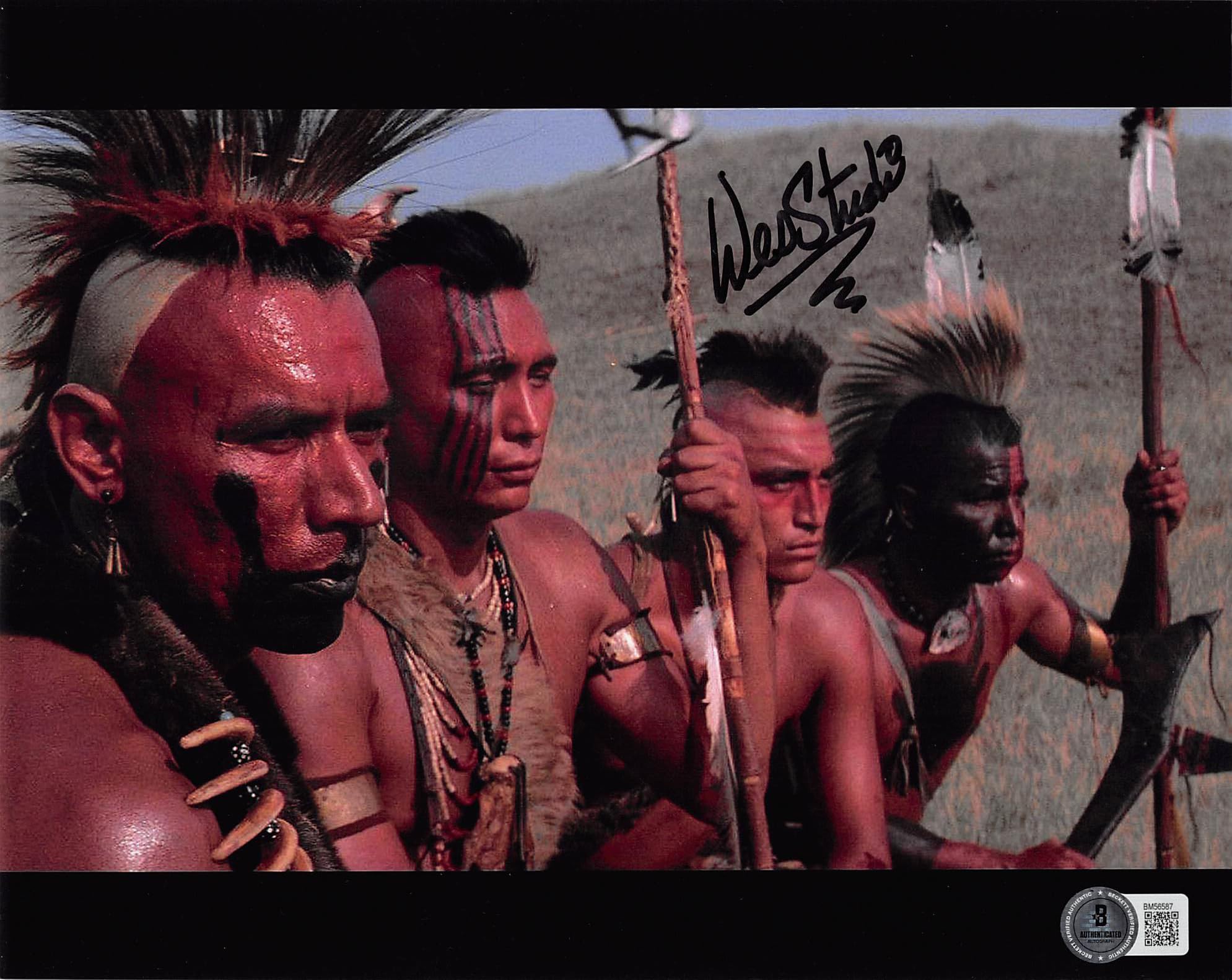 Wes Studi Dances with Wolves Authentic Signed 8x10 Horizontal Photo BAS 3