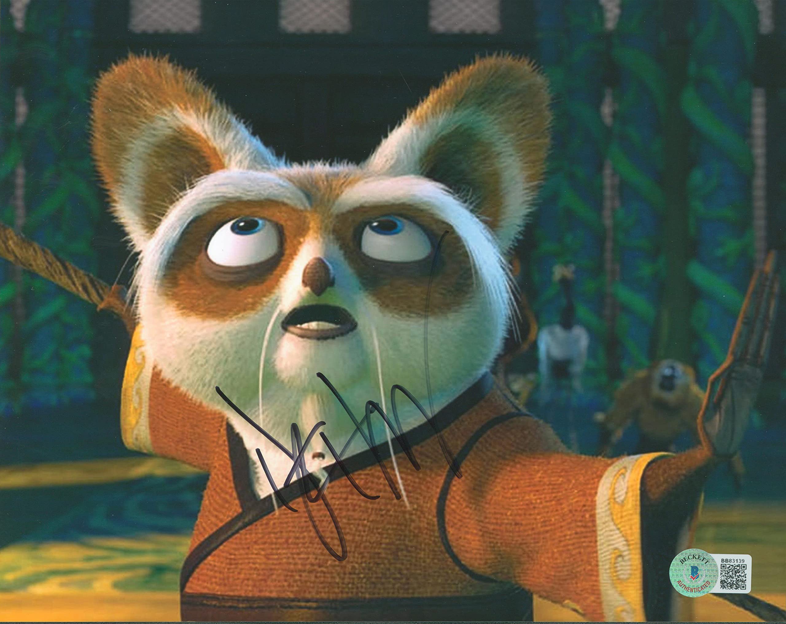 Dustin Hoffman Kung Fu Panda Authentic Signed 8x10 Photo BAS #BB83139