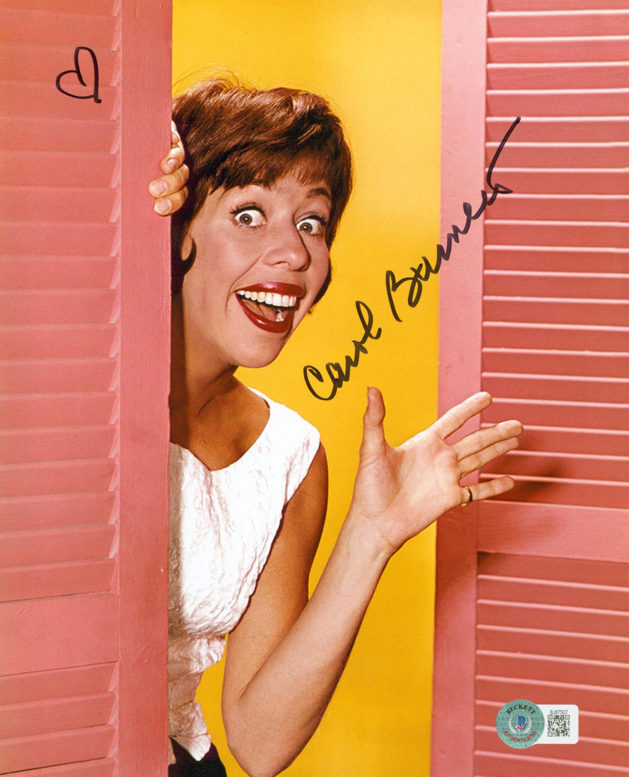 Carol Burnett Authentic Signed 8x10 Photo Autographed BAS #BJ67507