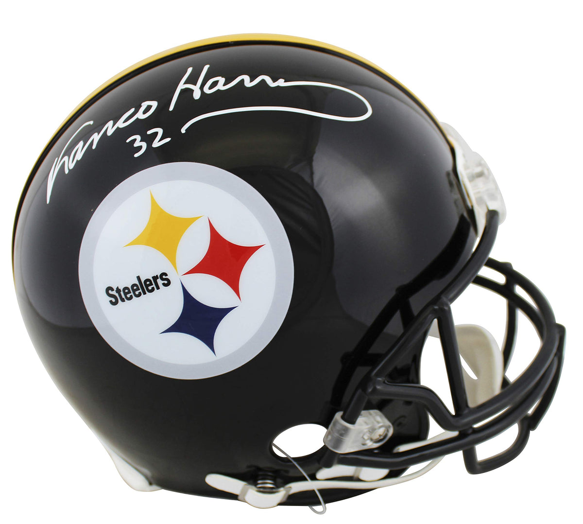 Steelers Franco Harris Authentic Signed Full Size Proline Helmet BAS Witnessed