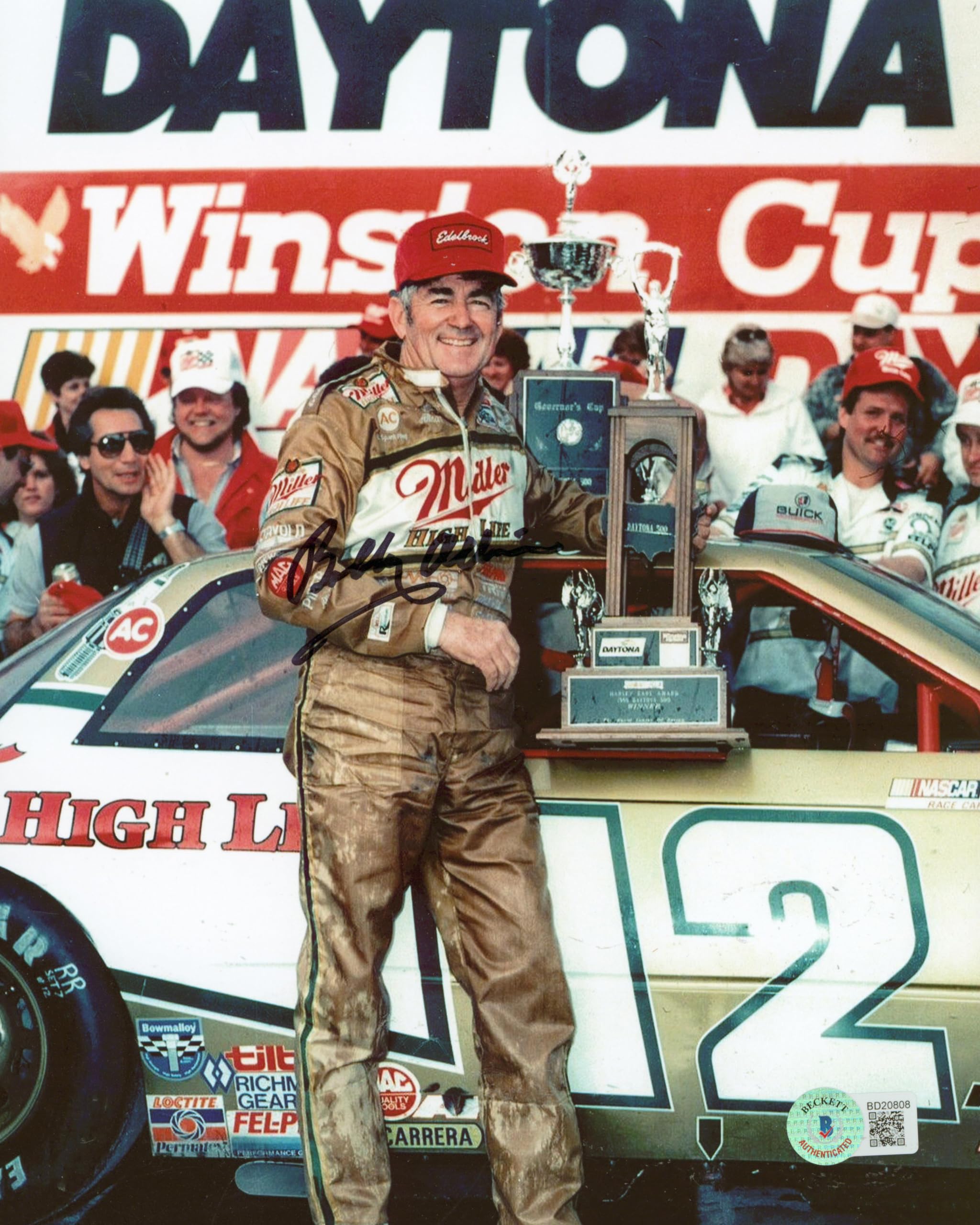 Bobby Allison NASCAR Authentic Signed 8x10 Photo Autographed BAS #BD20808