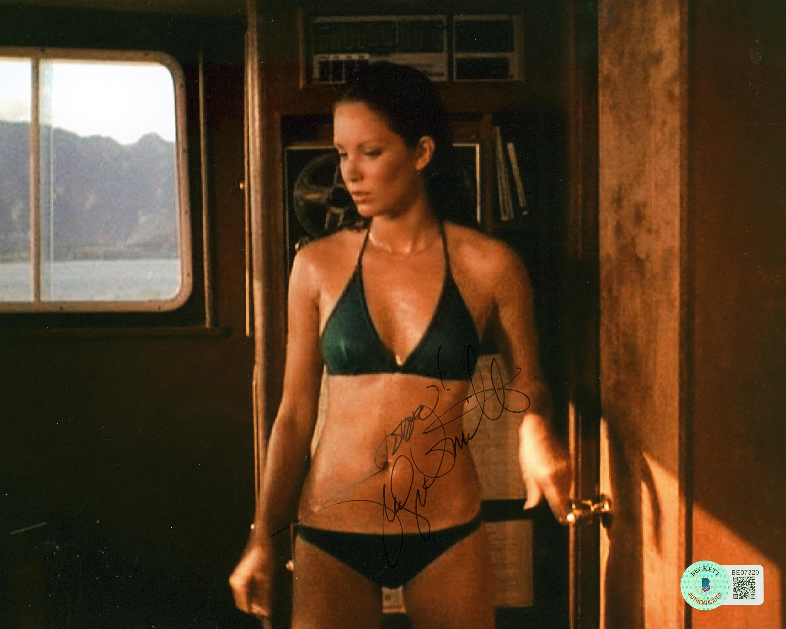 Jaclyn Smith Charlie's Angels "Love!" Signed 8x10 Sexy Photo BAS #BE07320