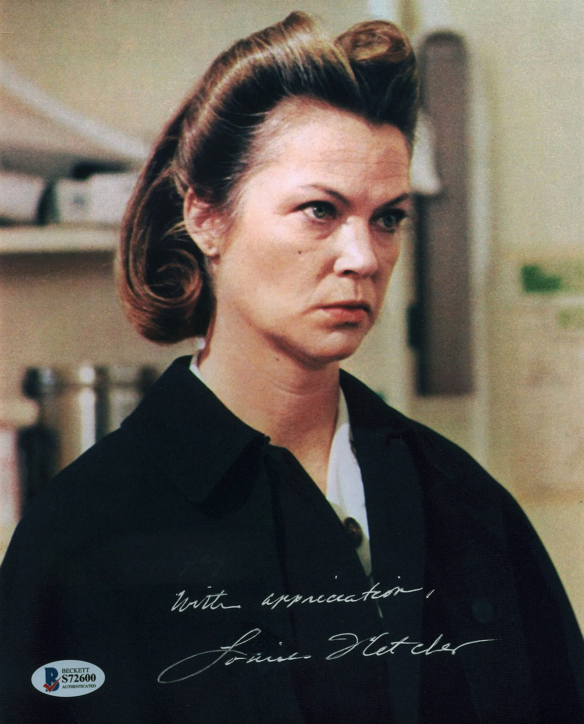 Louise Fletcher One Flew Over The Cuckoo's Nest Signed 8x10 Photo BAS #S72600