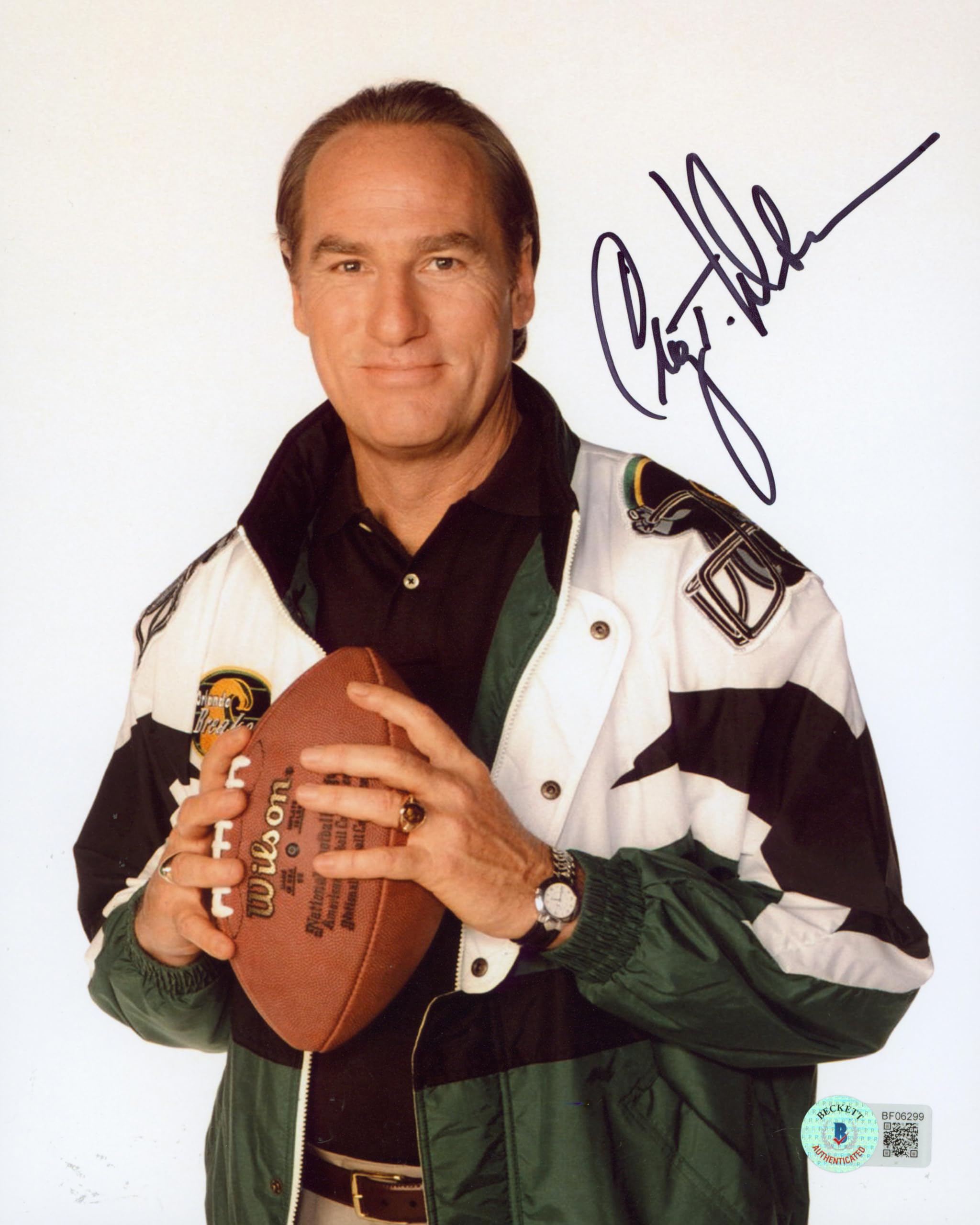 Craig T. Nelson Coach Authentic Signed 8x10 Photo Autographed BAS #BF06299