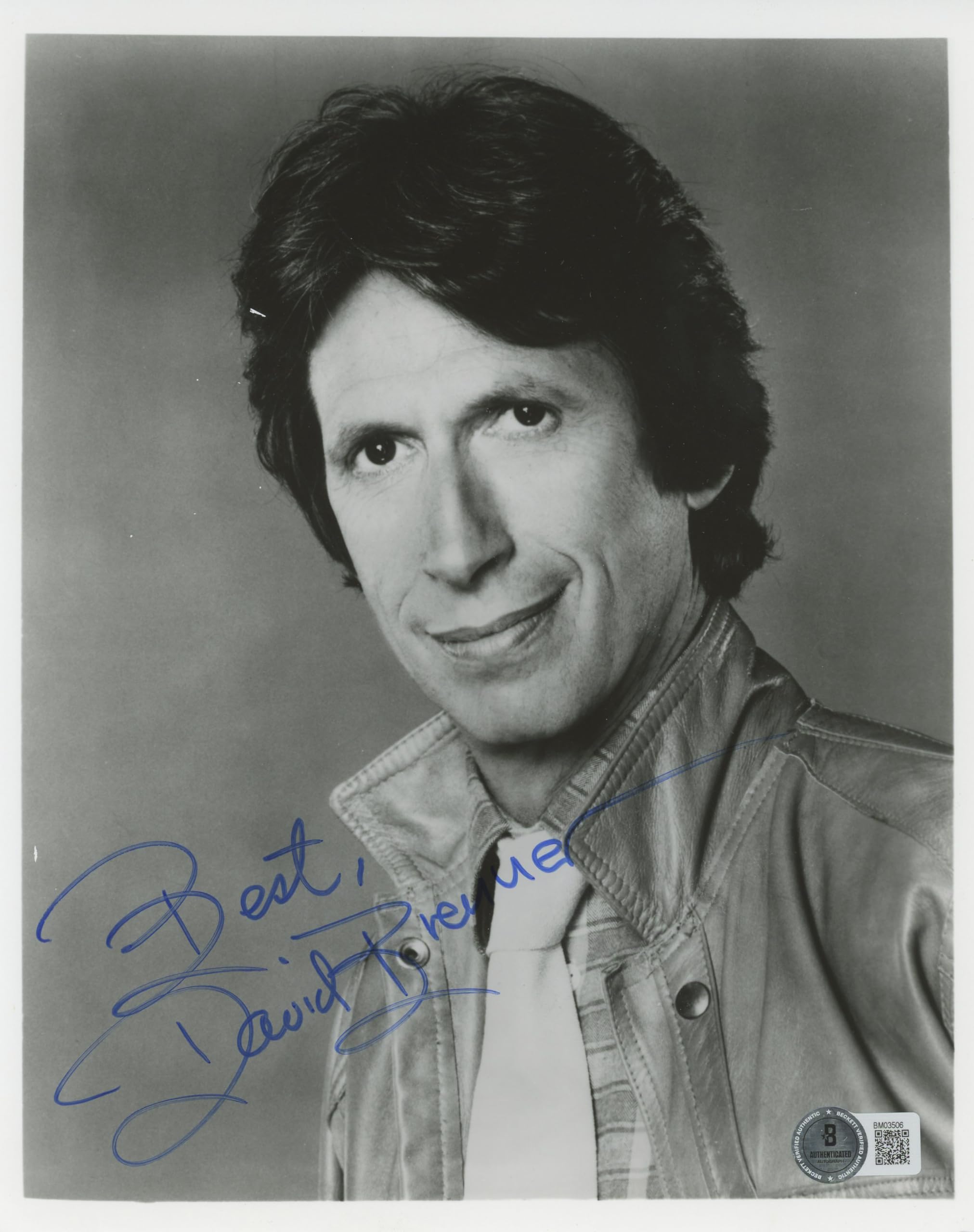 David Brenner Worth Winning "Best" Authentic Signed 8x10 Photo BAS #BM03506