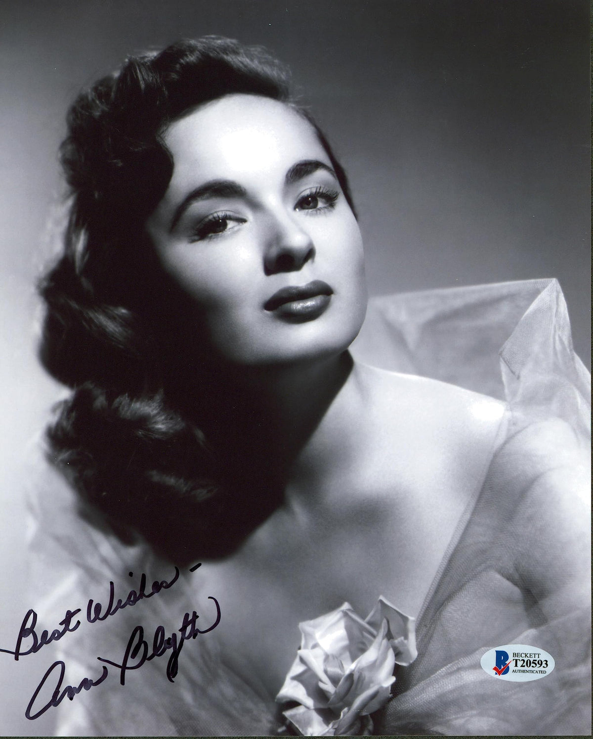 Ann Blyth Our Very Own Authentic Signed 8x10 Black & White Photo BAS #T20593