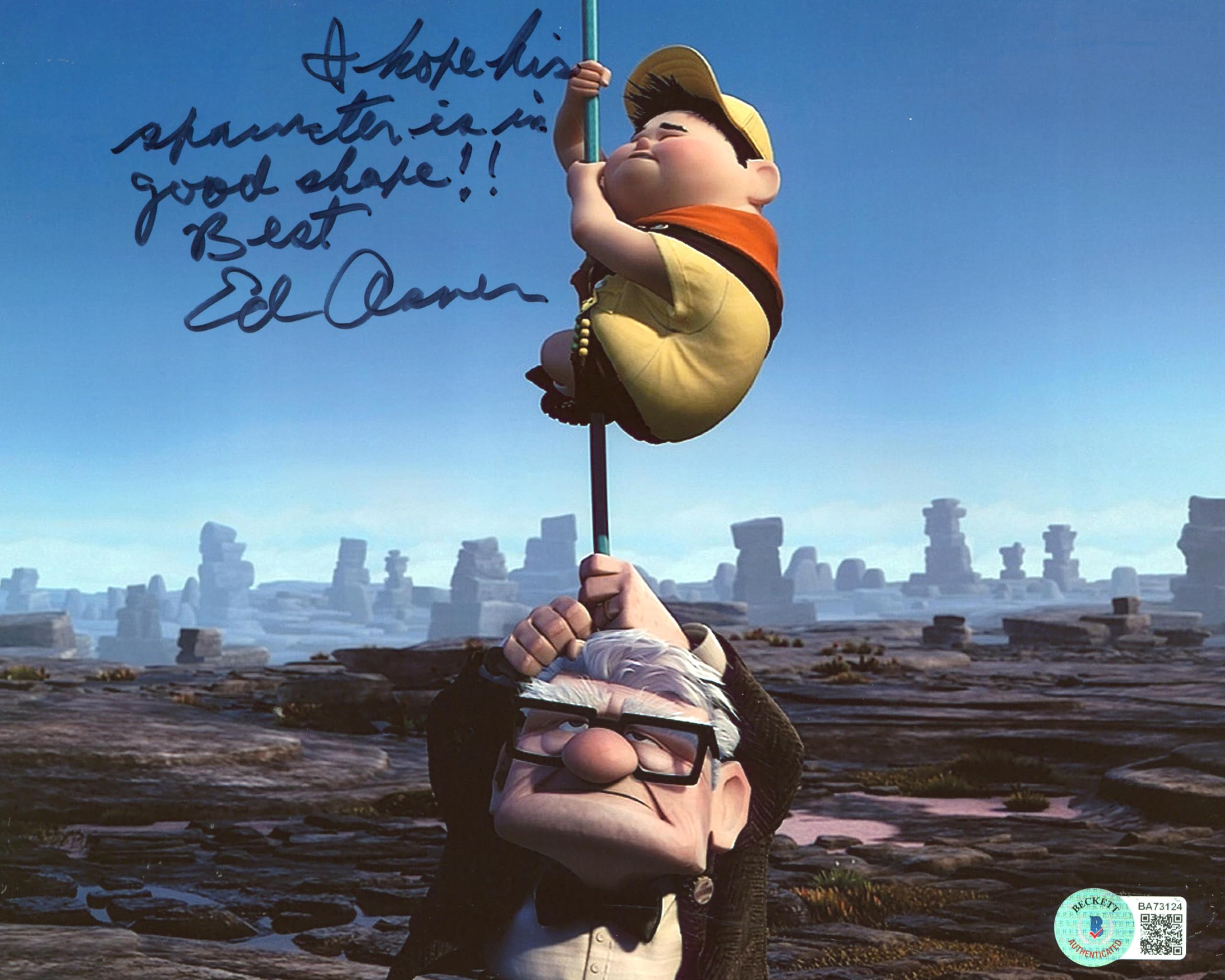 Ed Asner Up "Best" Authentic Signed 8x10 Photo Autographed BAS #BA73124