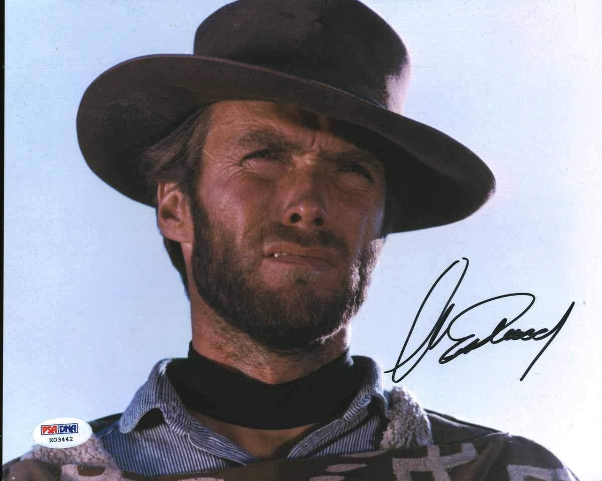 Clint Eastwood The Good, the Bad and the Ugly Signed 8x10 Photo PSA/DNA #X03442