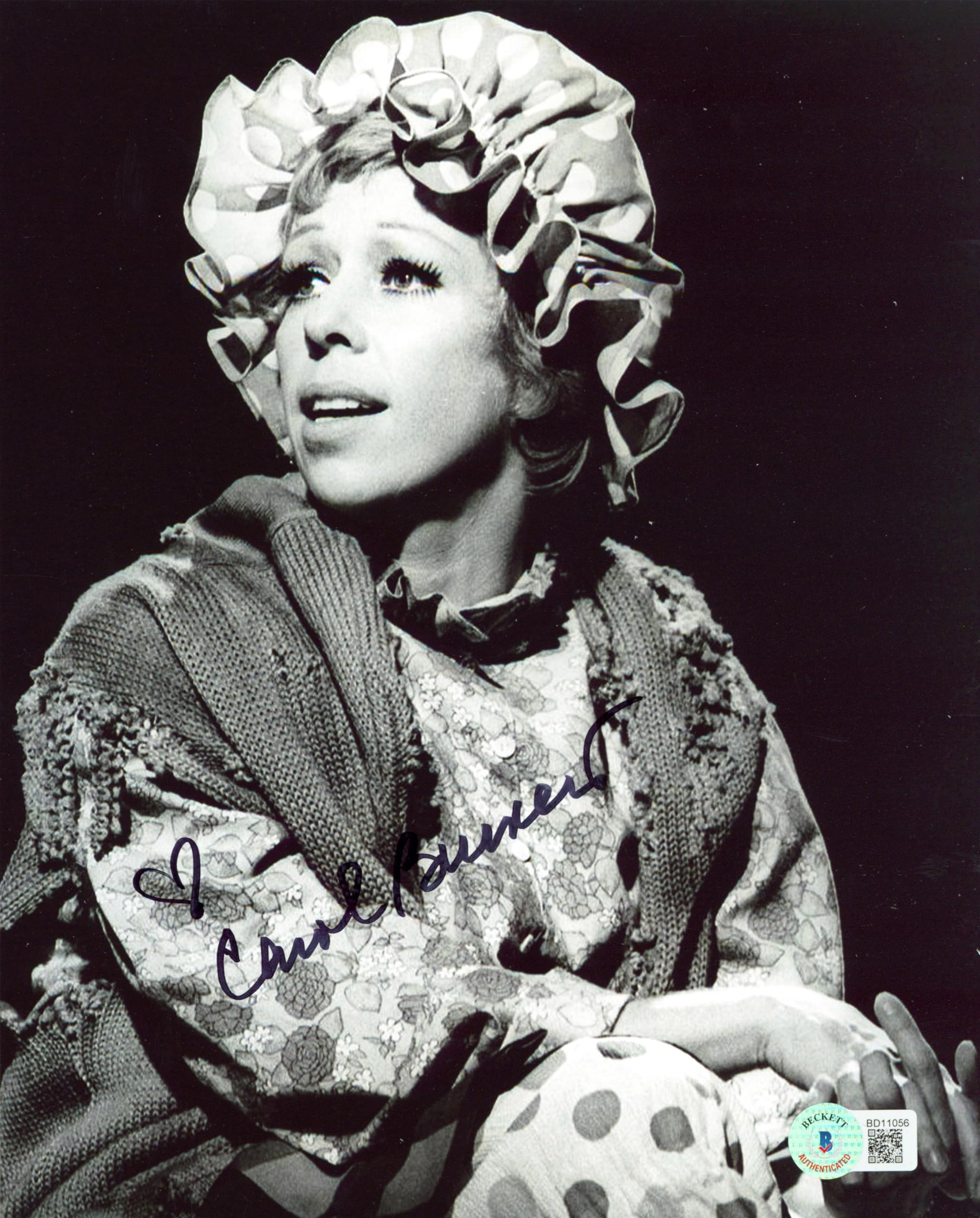 Carol Burnett Authentic Signed 8x10 Photo Autographed BAS #BD11056