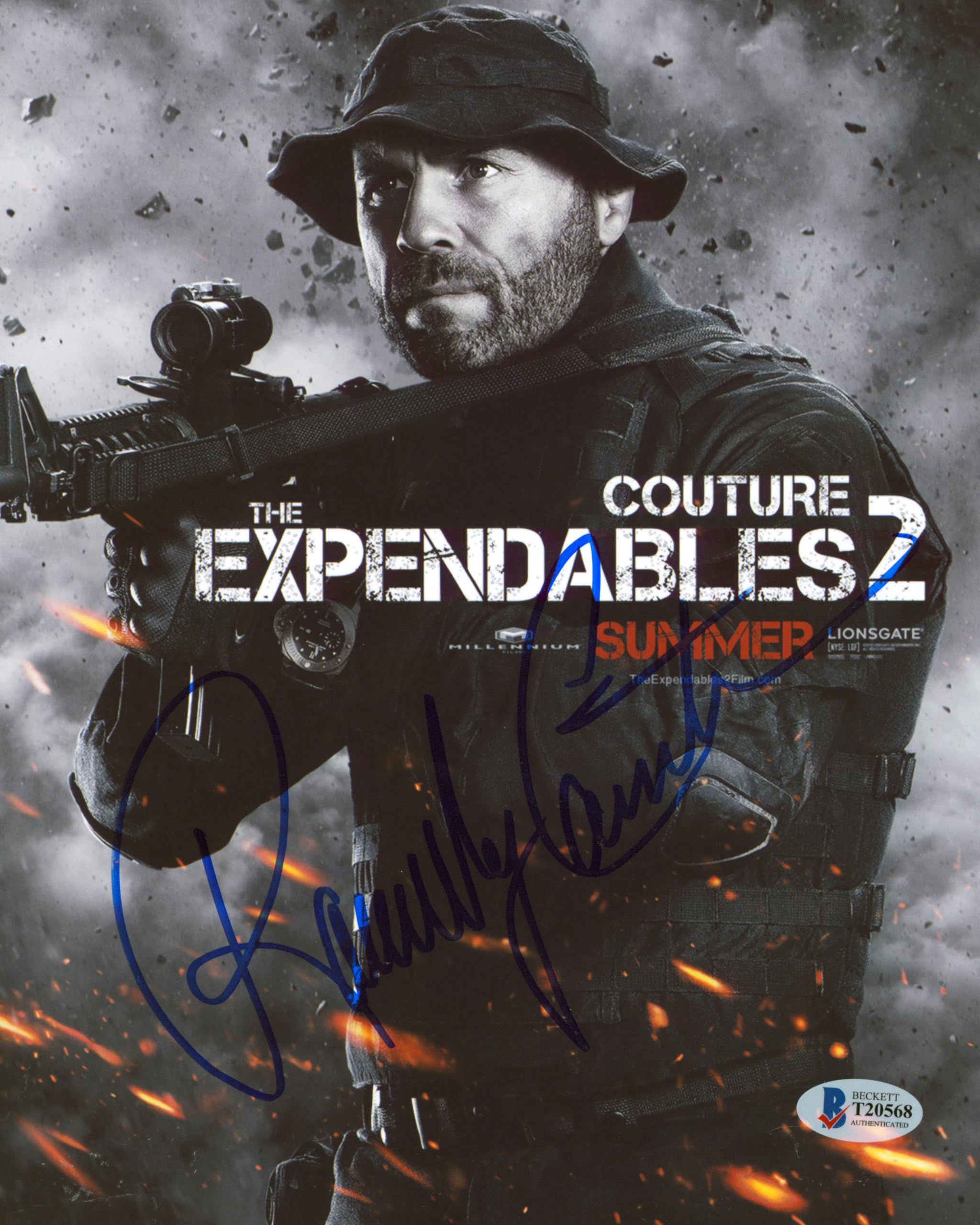 Randy Couture The Expendables 2 Authentic Signed 8x10 Photo BAS #T20568
