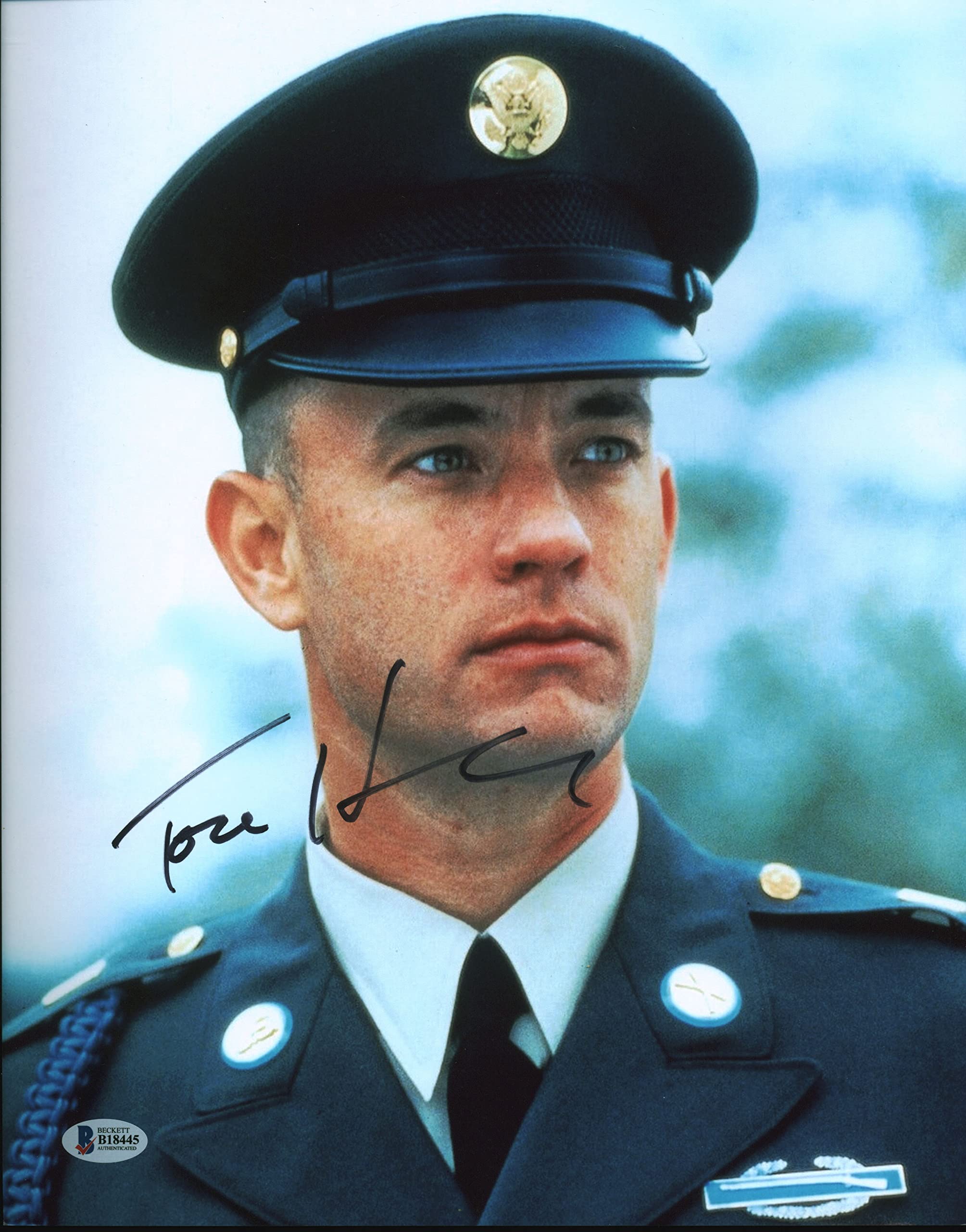 Tom Hanks Forrest Gump Authentic Signed 11x14 Photo Autographed BAS #B18445