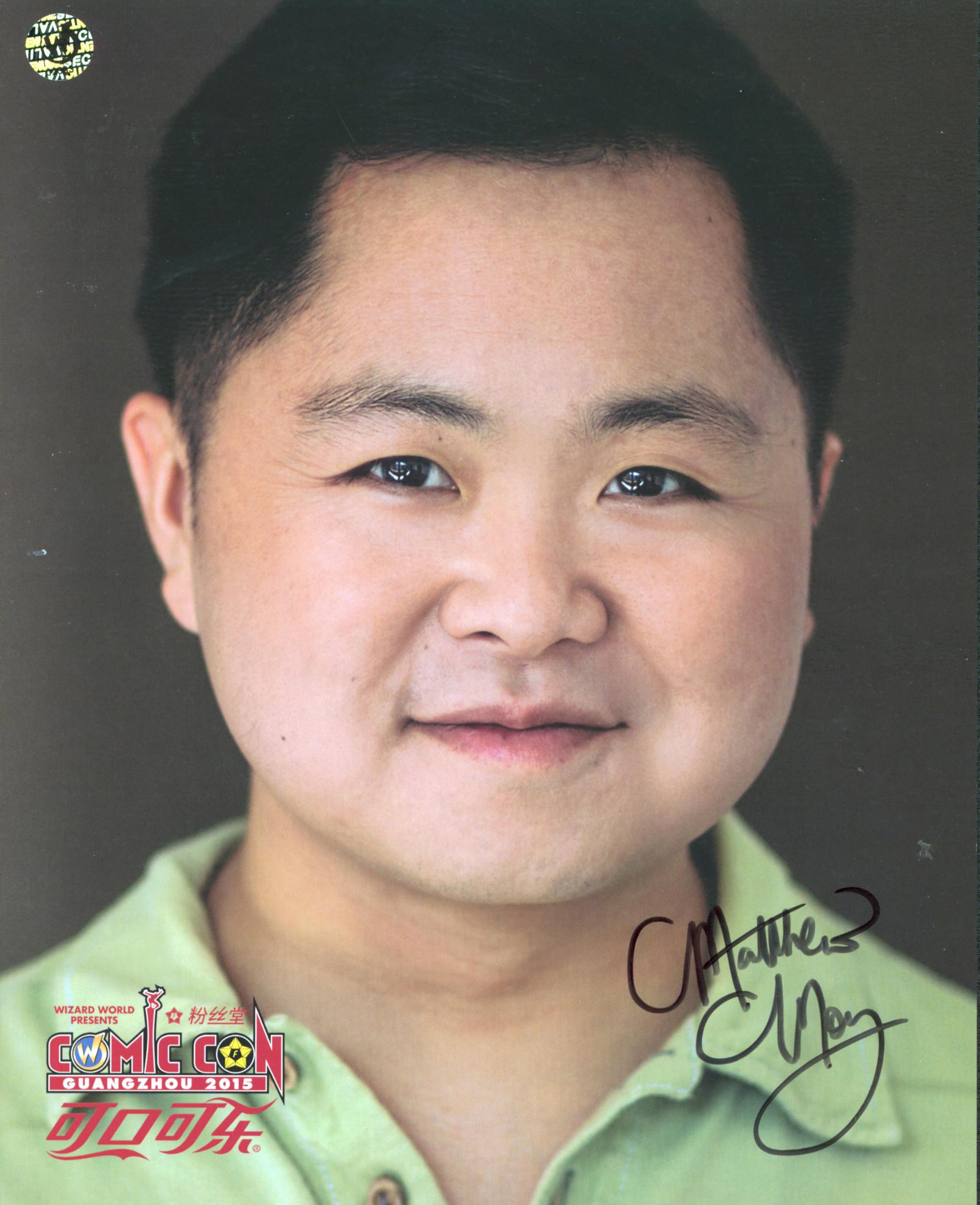 Matthew Moy 2 Broke Girls Authentic Signed 8x10 Photo Autographed Wizard World